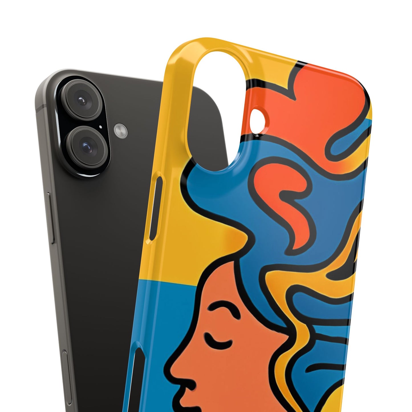 Stylish Slim Phone Cases with Colorful Abstract Design