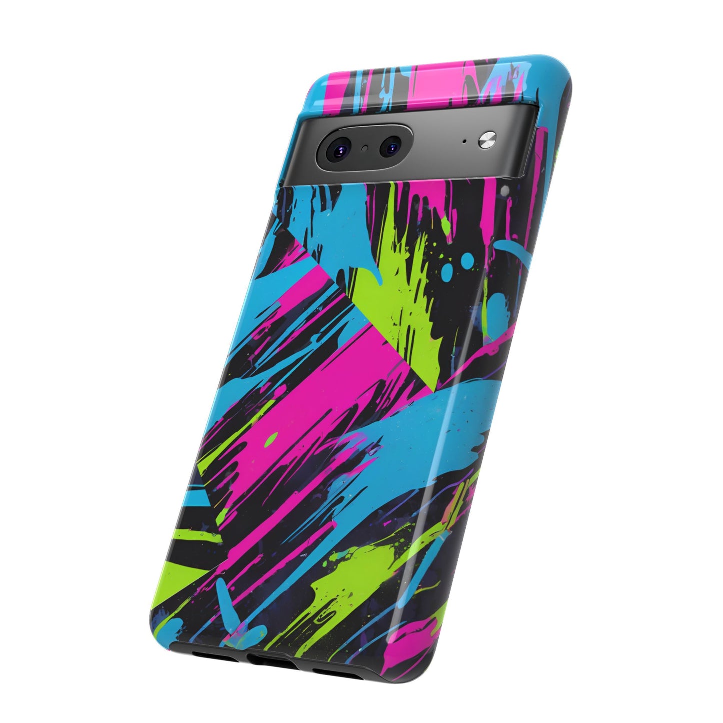 Vibrant Phone Case - Tough Cases with Bold Color Burst Design