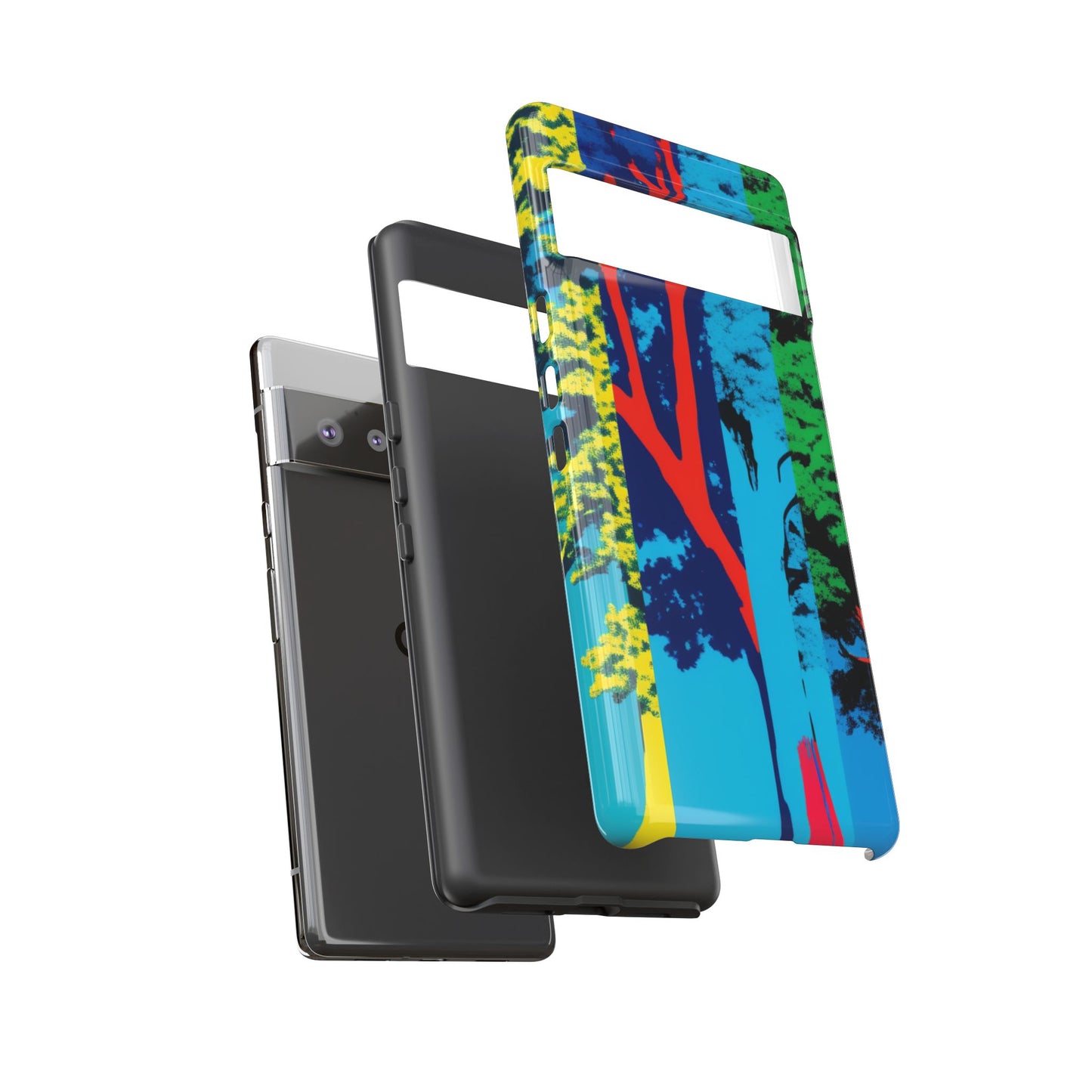 Phone Case - Colorful Forest Design Tough Case