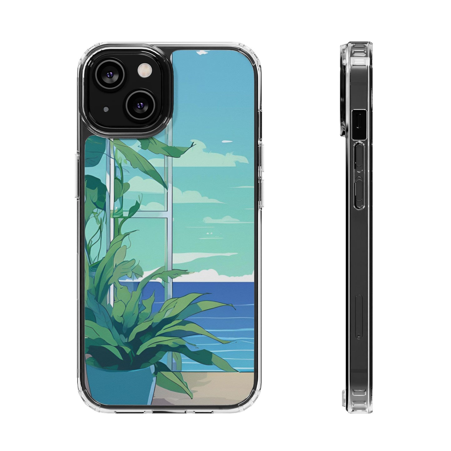 Tropical Ocean Clear Phone Case - Perfect Gift for Nature Lovers