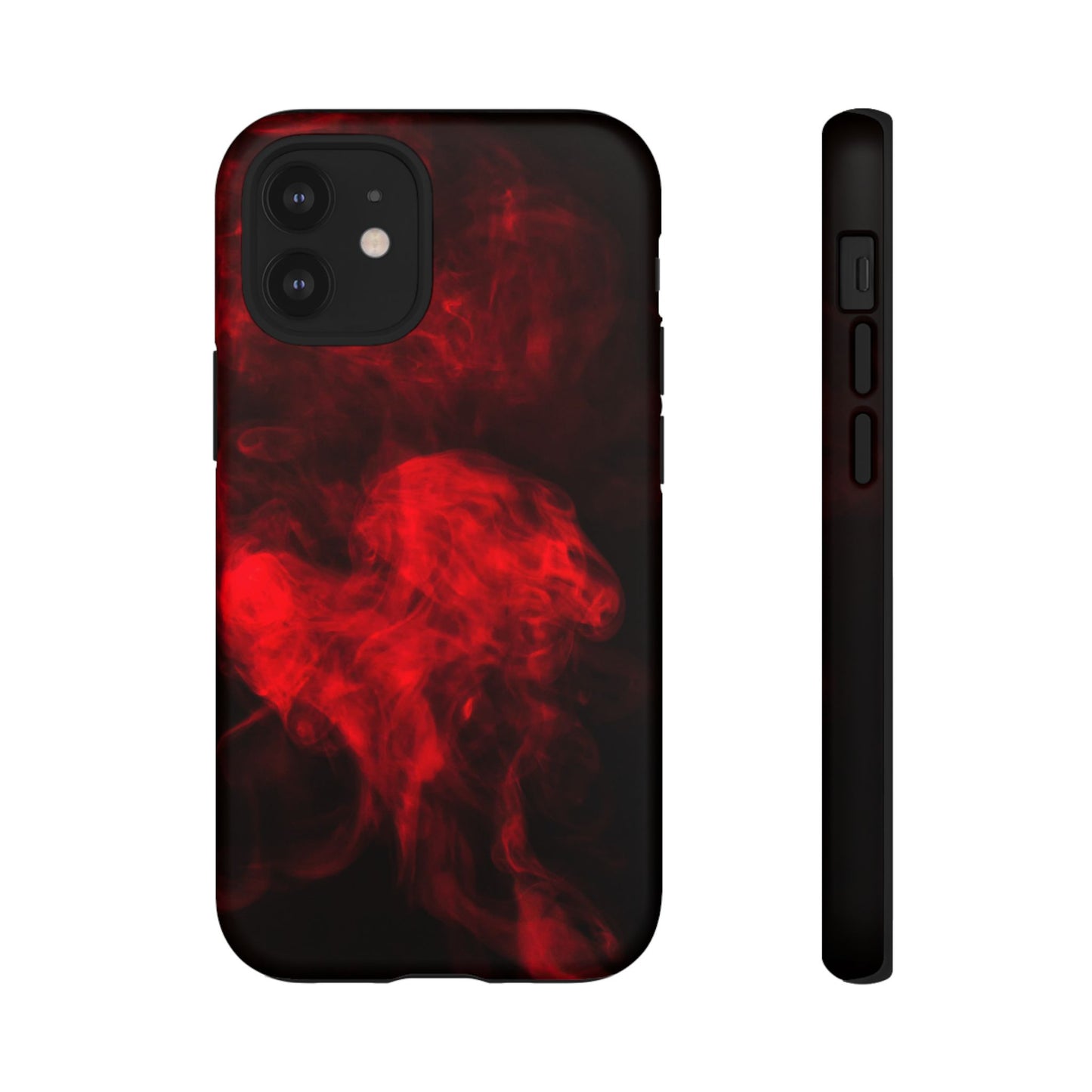Bold Red Smoke Phone Case – Tough Cases for Protection and Style