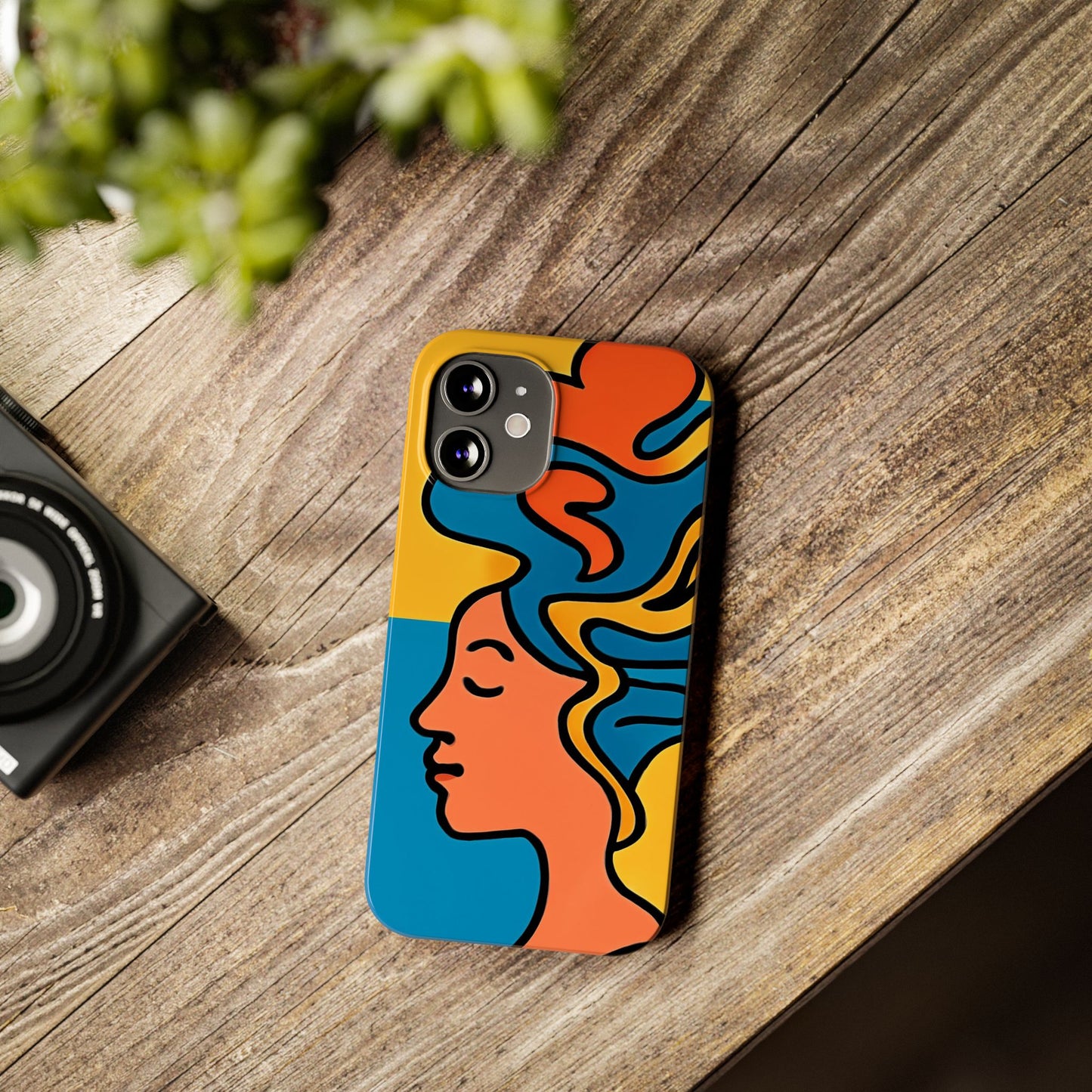 Stylish Slim Phone Cases with Colorful Abstract Design