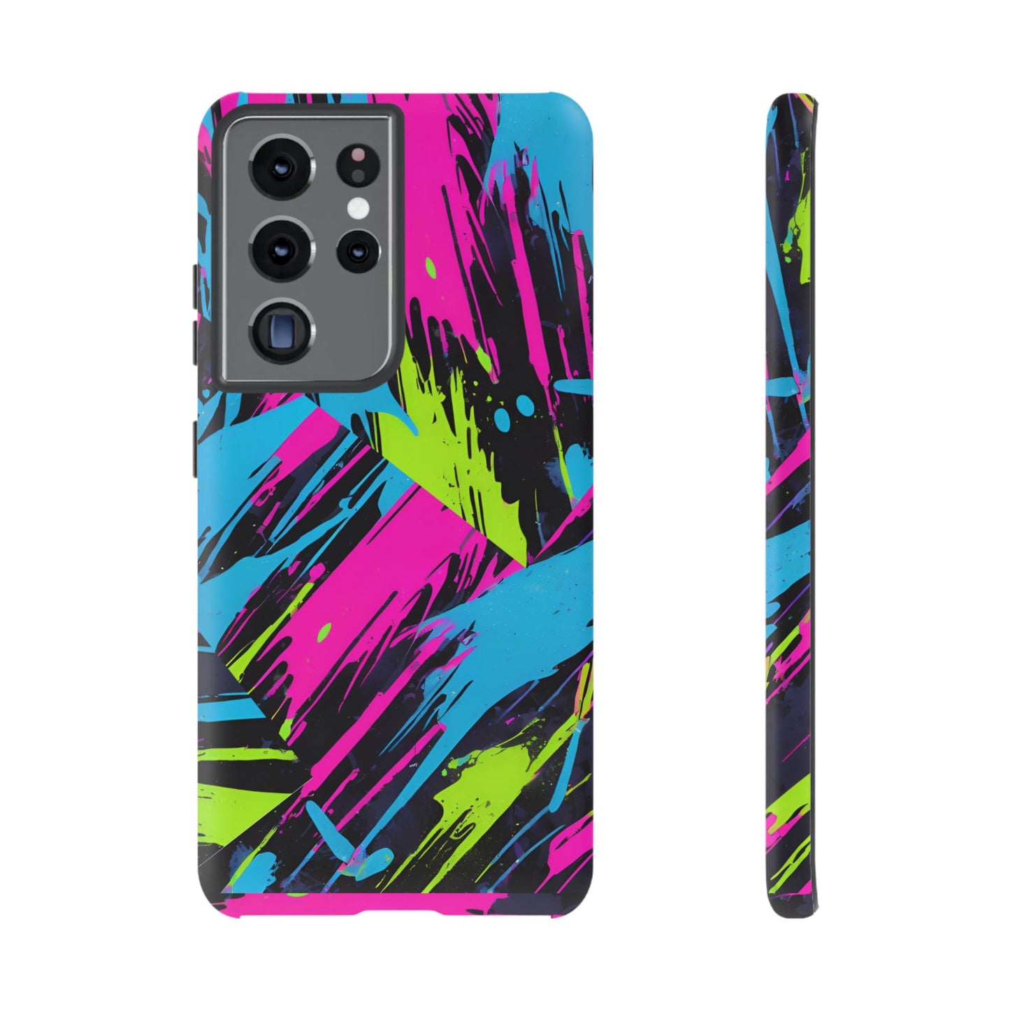 Vibrant Phone Case - Tough Cases with Bold Color Burst Design