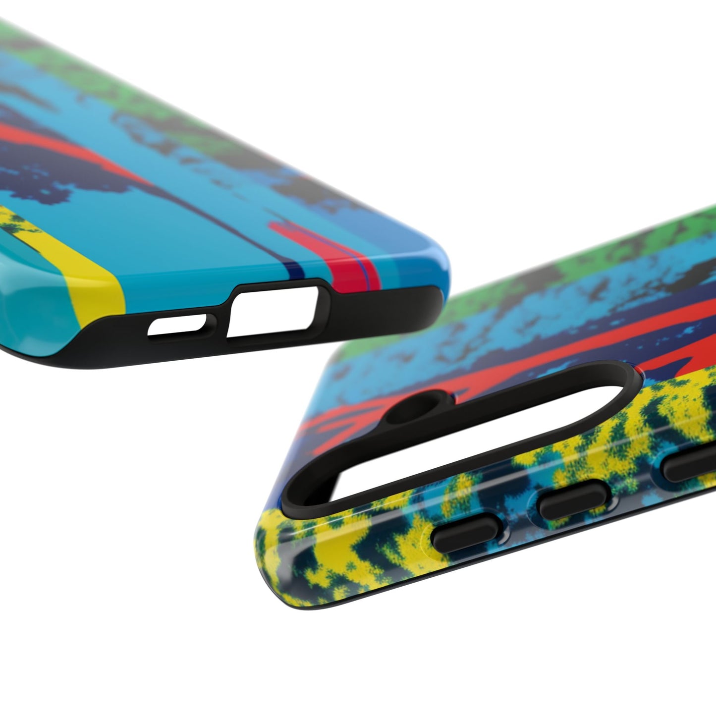 Phone Case - Colorful Forest Design Tough Case