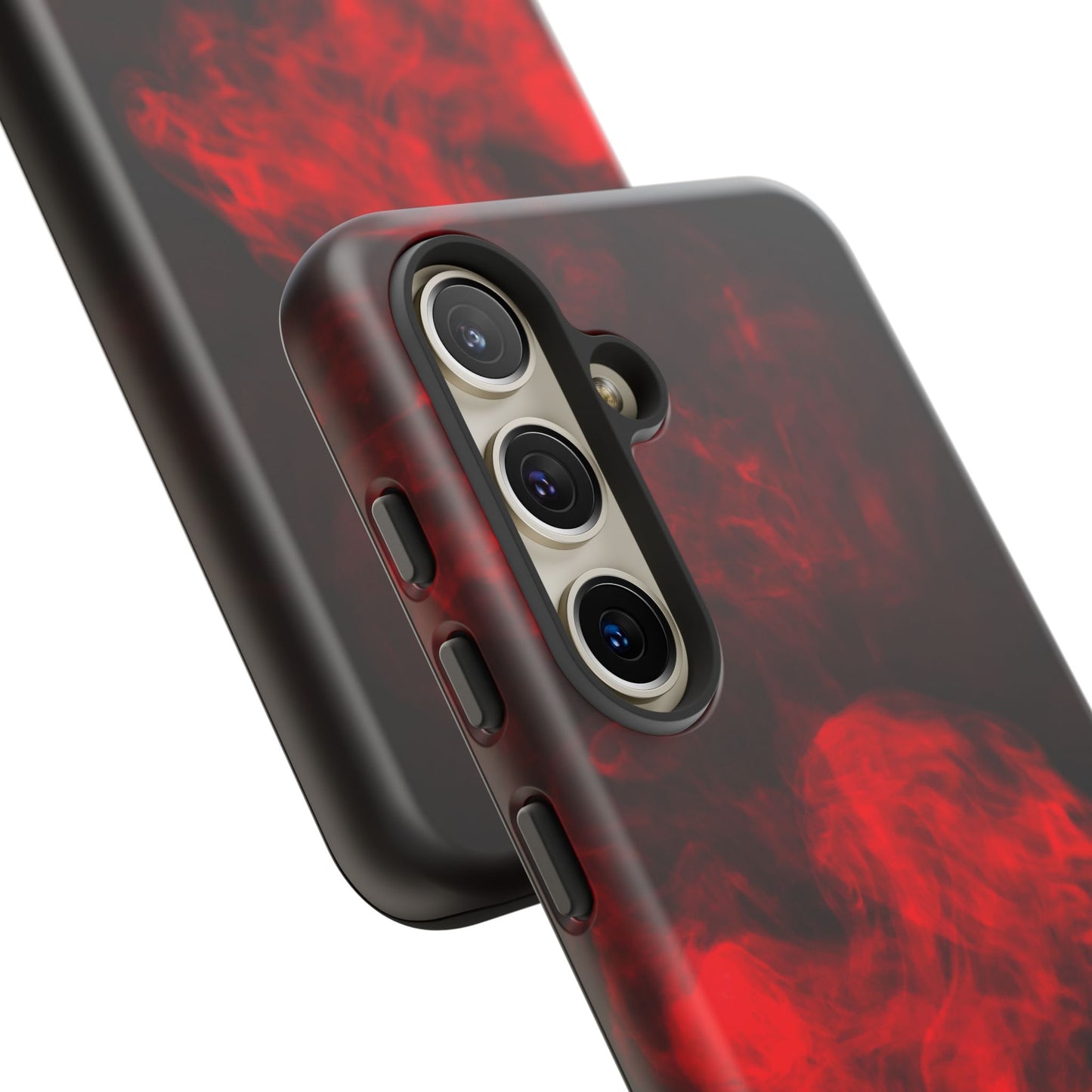Bold Red Smoke Phone Case – Tough Cases for Protection and Style