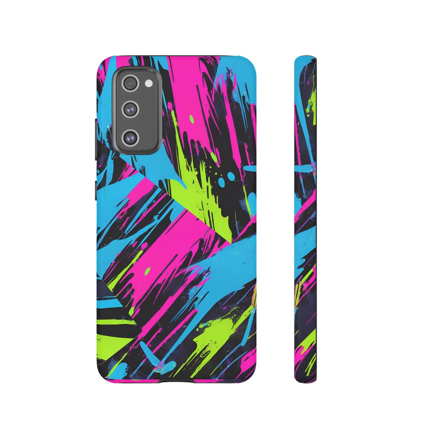 Vibrant Phone Case - Tough Cases with Bold Color Burst Design