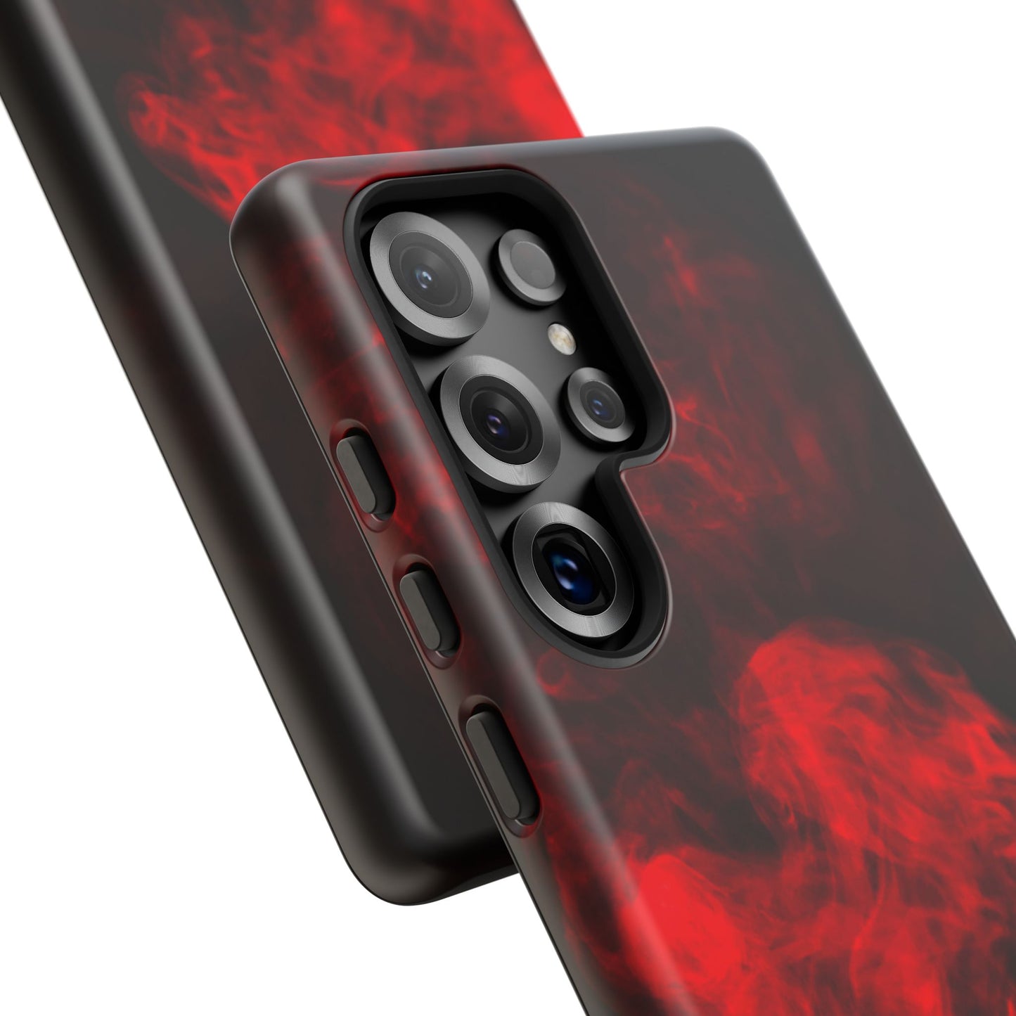 Bold Red Smoke Phone Case – Tough Cases for Protection and Style