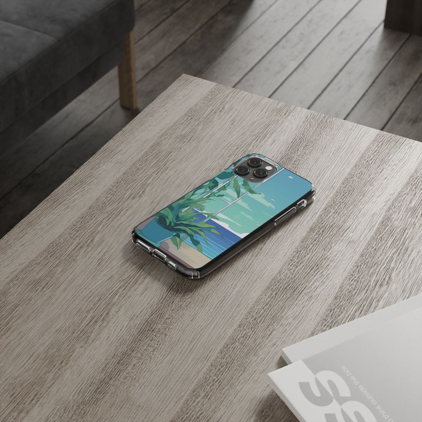 Tropical Ocean Clear Phone Case - Perfect Gift for Nature Lovers