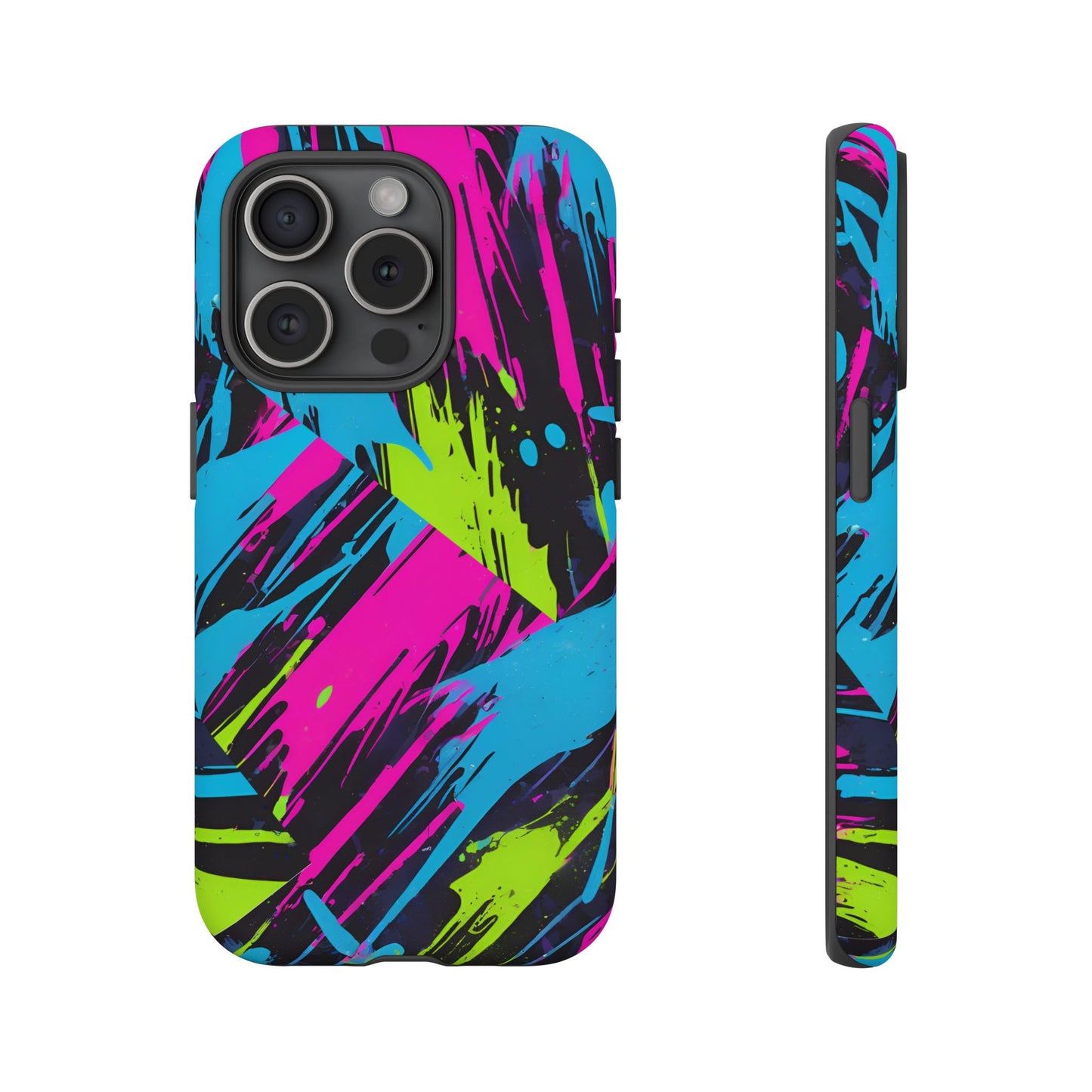 Vibrant Phone Case - Tough Cases with Bold Color Burst Design