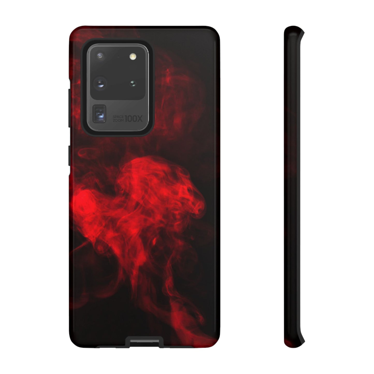 Bold Red Smoke Phone Case – Tough Cases for Protection and Style
