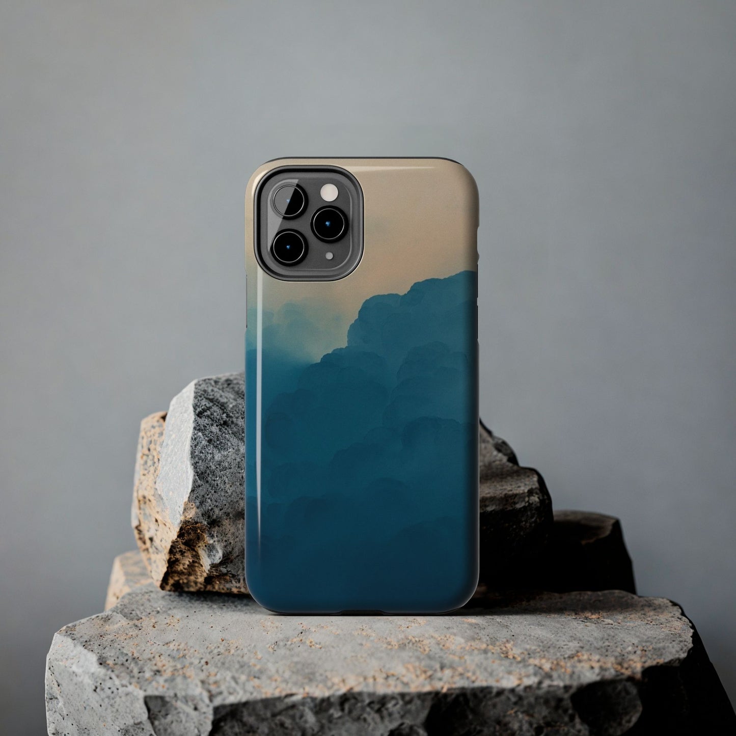 Serene Cloud Tough Phone Case - Durable Protection with Soothing Aesthetic