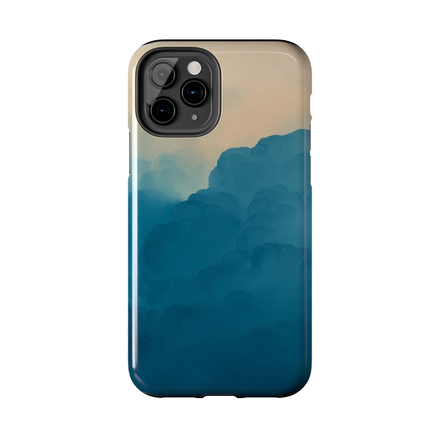 Serene Cloud Tough Phone Case - Durable Protection with Soothing Aesthetic
