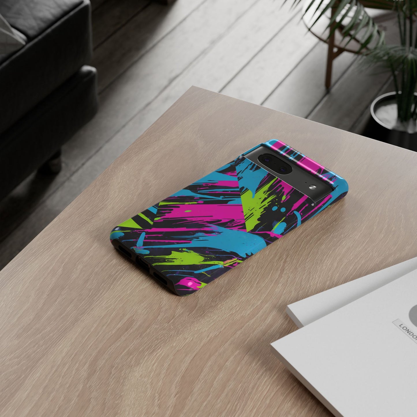 Vibrant Phone Case - Tough Cases with Bold Color Burst Design
