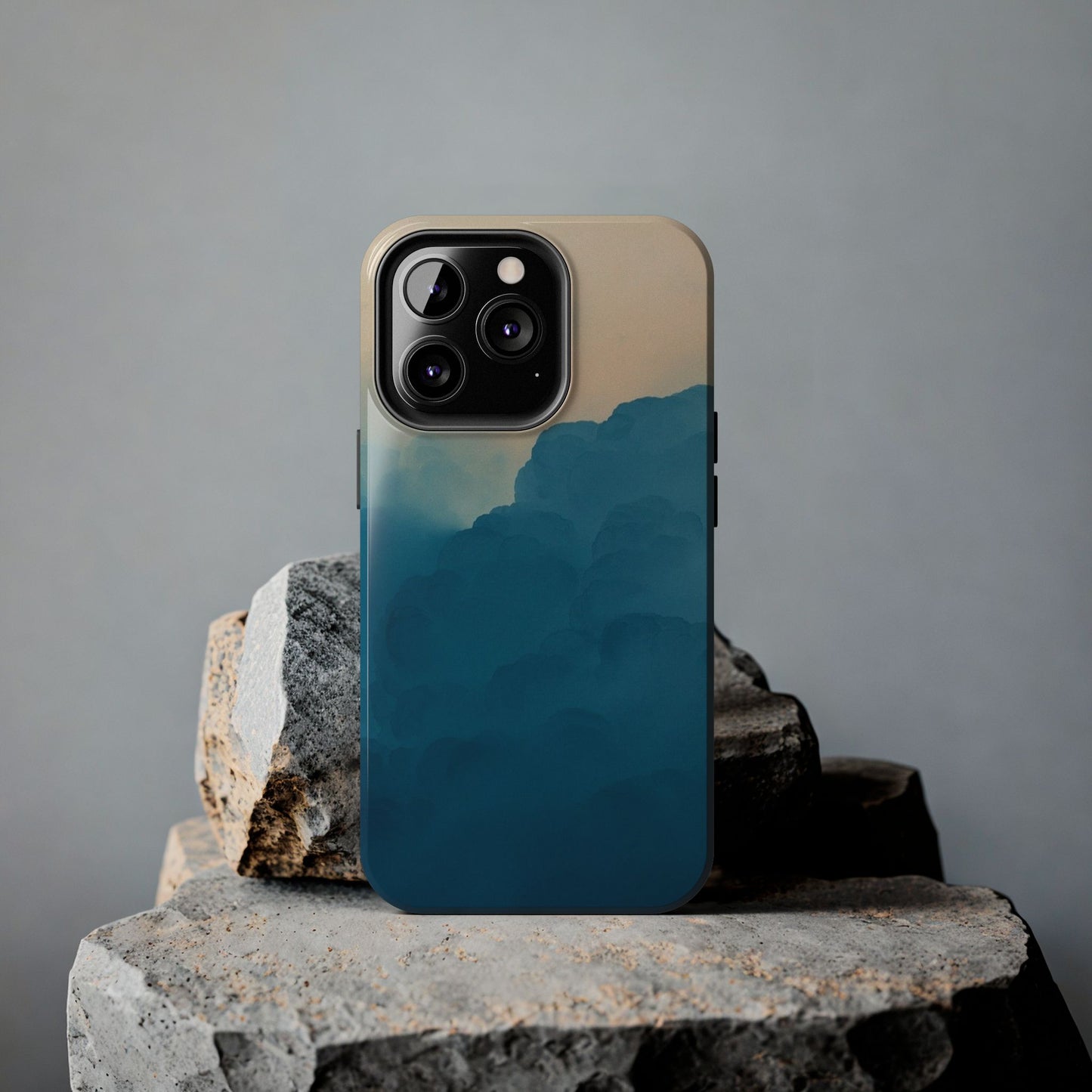 Serene Cloud Tough Phone Case - Durable Protection with Soothing Aesthetic