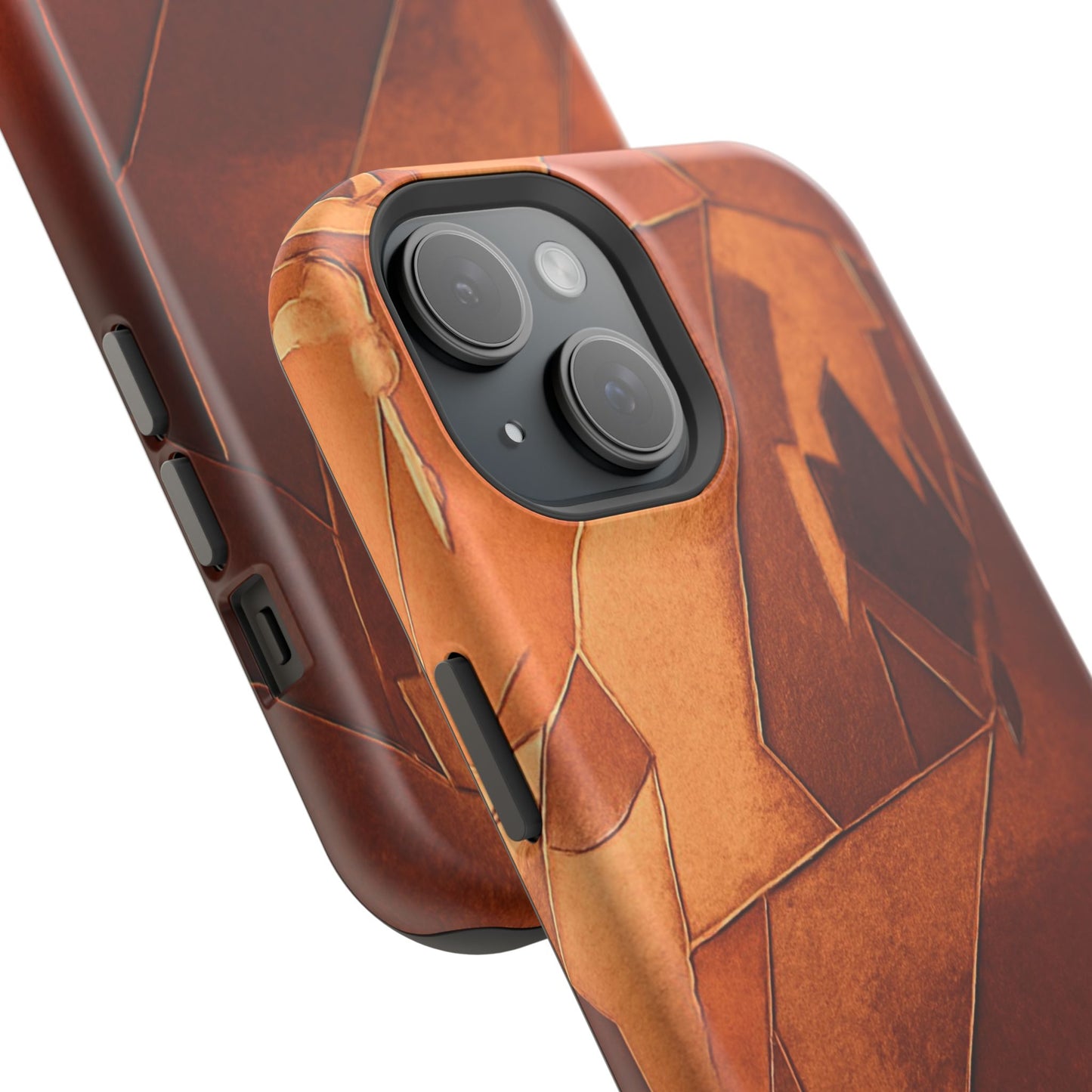 Geometric Magnetic Tough Cases - Stylish Protection for Your Phone