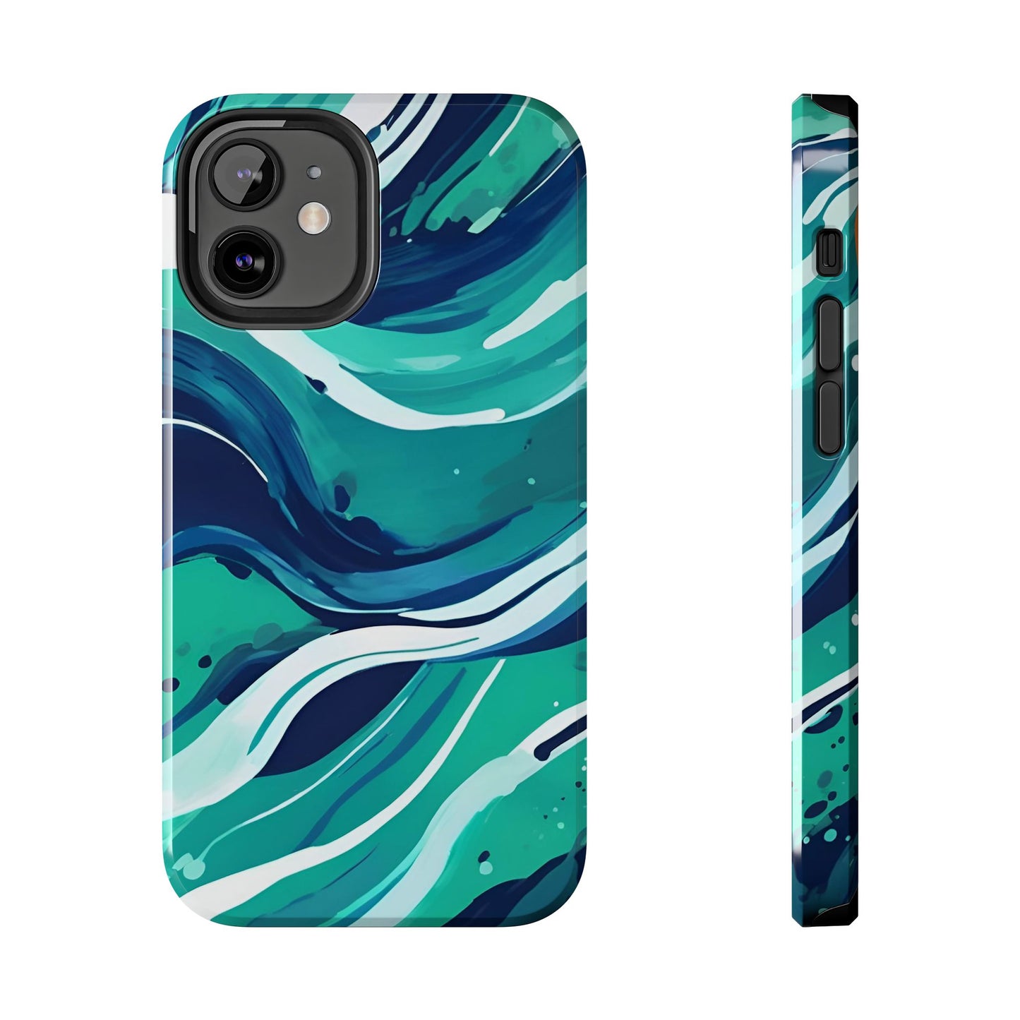 Ocean Wave Tough Phone Case - Durable Protection