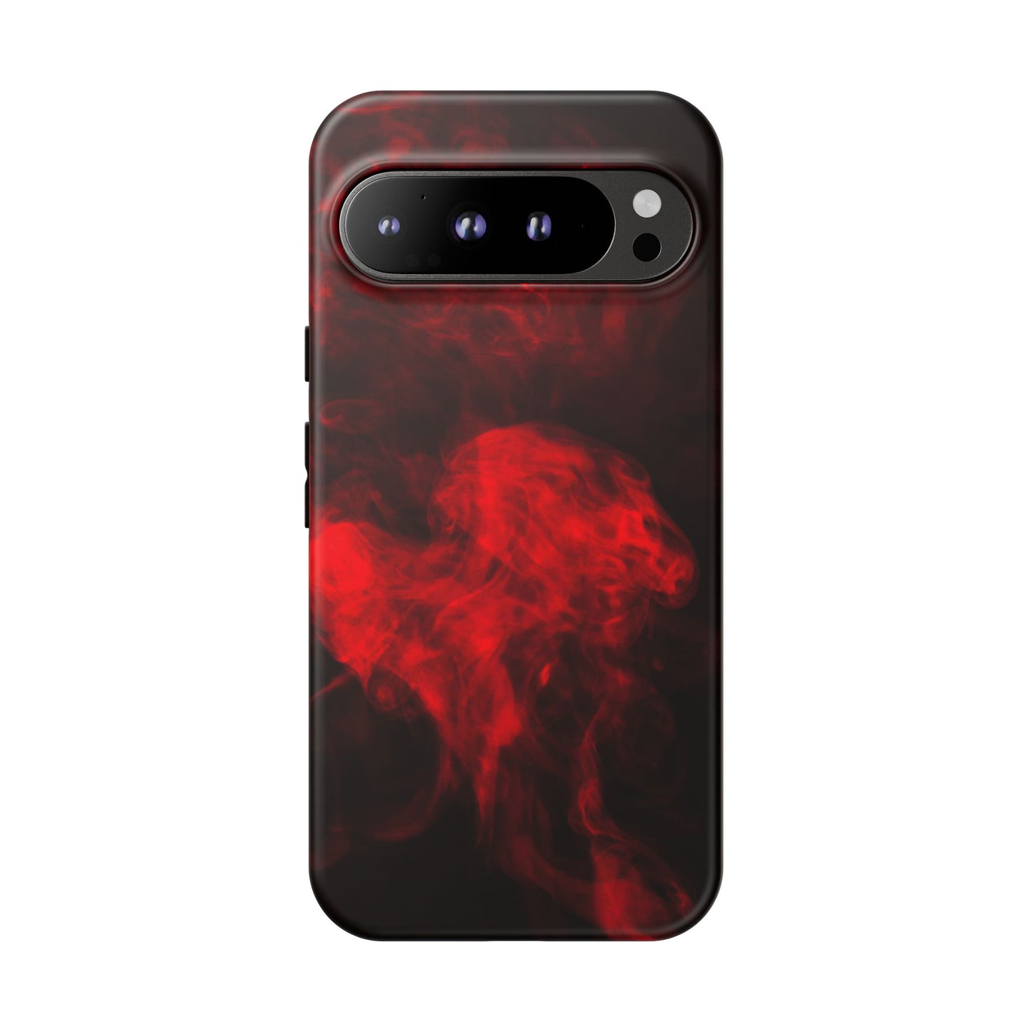 Bold Red Smoke Phone Case – Tough Cases for Protection and Style