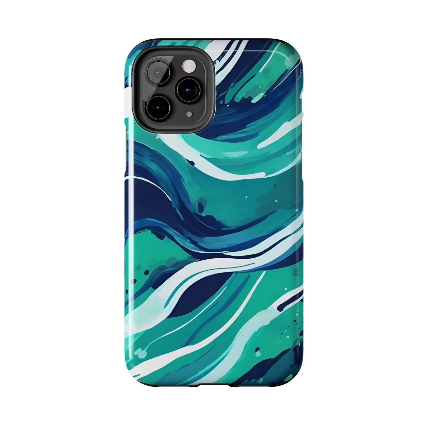 Ocean Wave Tough Phone Case - Durable Protection