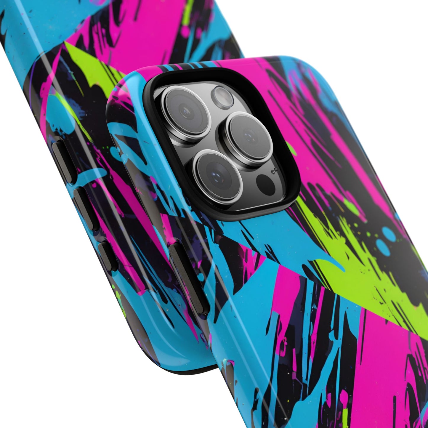 Vibrant Phone Case - Tough Cases with Bold Color Burst Design