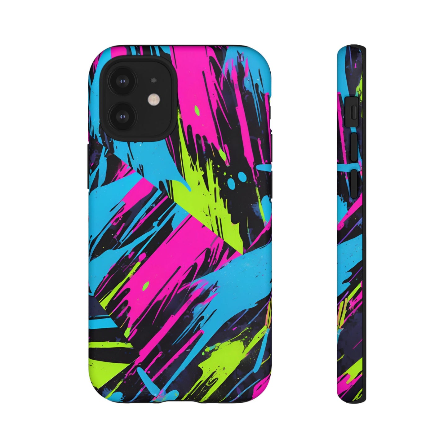 Vibrant Phone Case - Tough Cases with Bold Color Burst Design