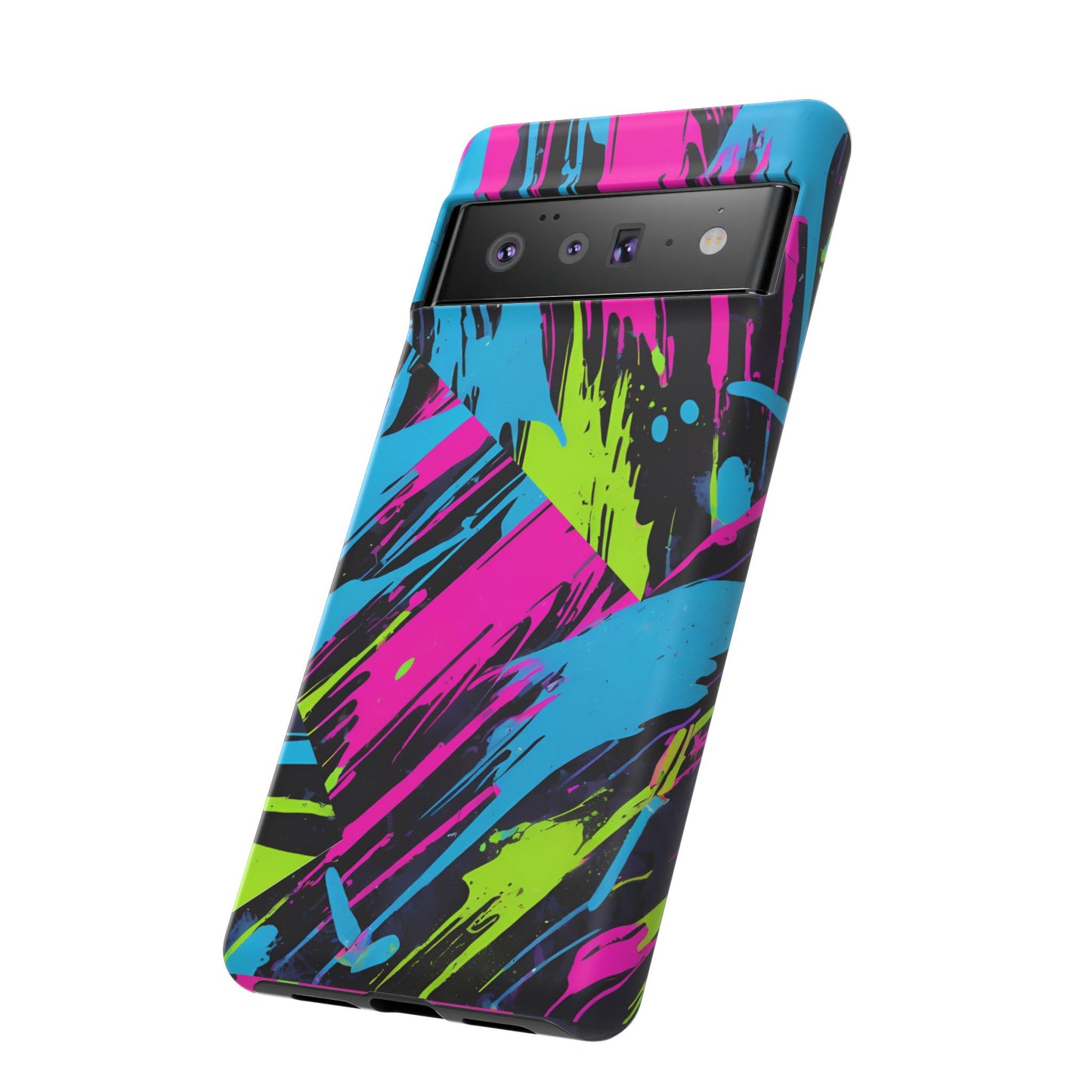Vibrant Phone Case - Tough Cases with Bold Color Burst Design