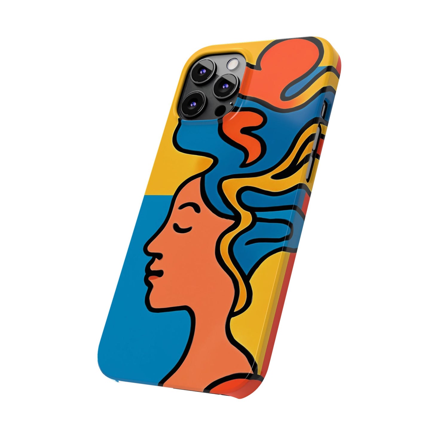 Stylish Slim Phone Cases with Colorful Abstract Design