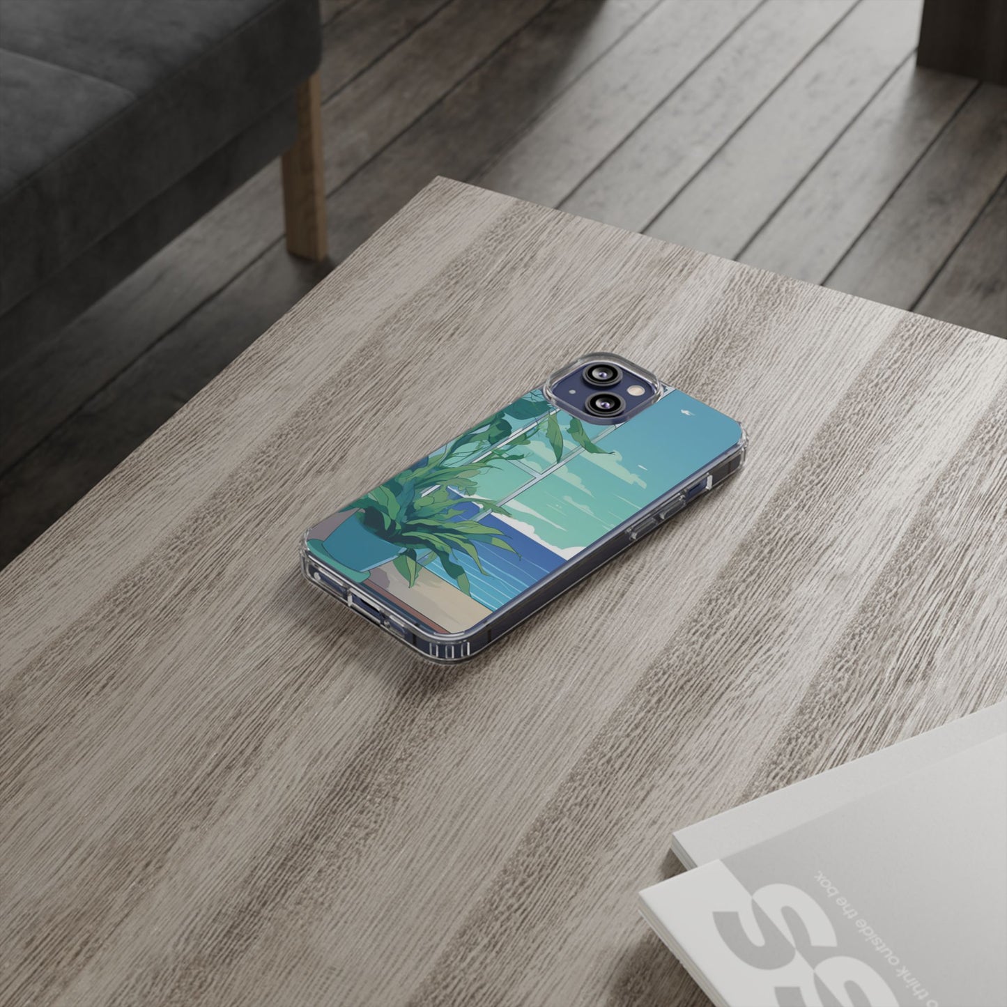 Tropical Ocean Clear Phone Case - Perfect Gift for Nature Lovers