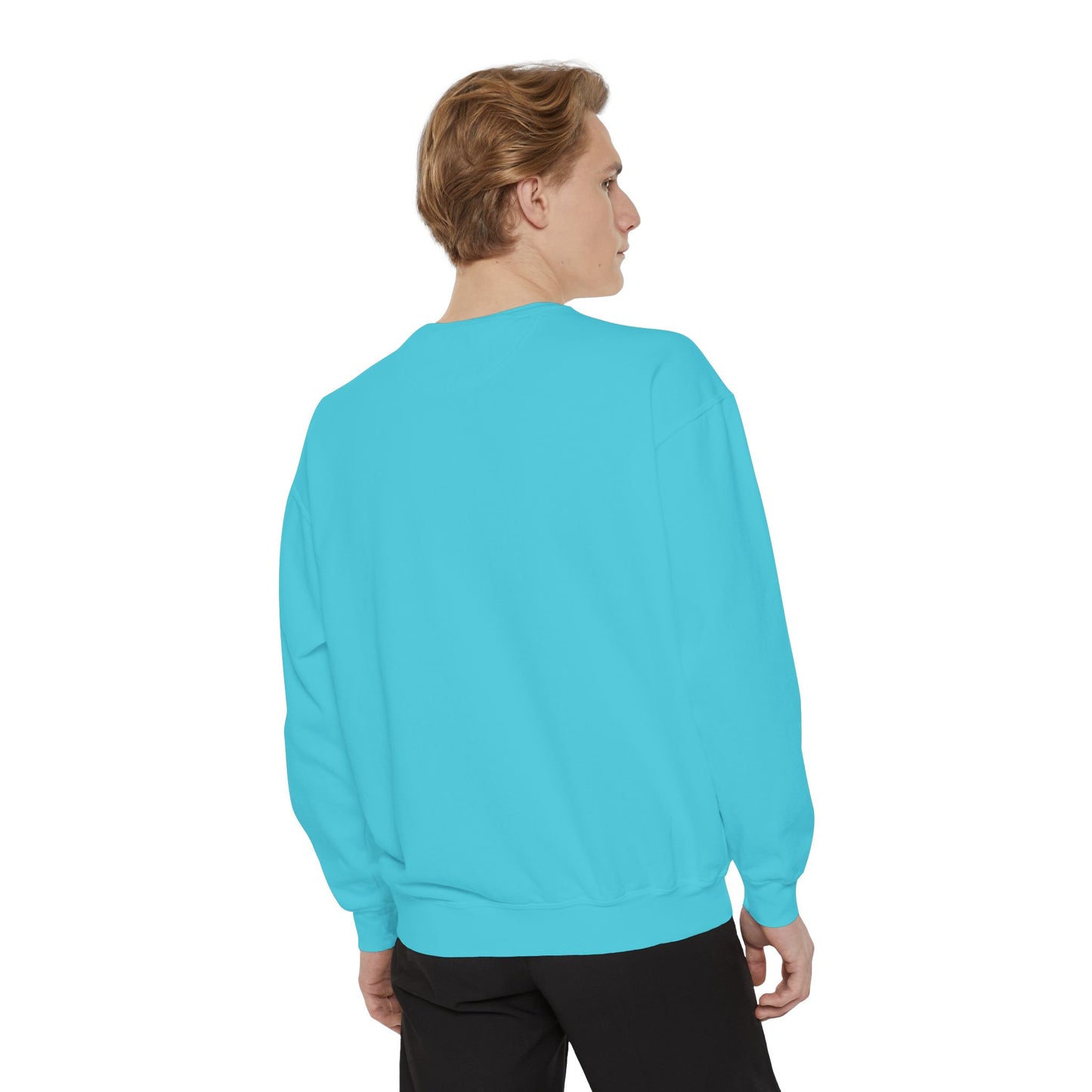 Floral Unisex Sweatshirt - Cozy Garment-Dyed Style for Nature Lovers