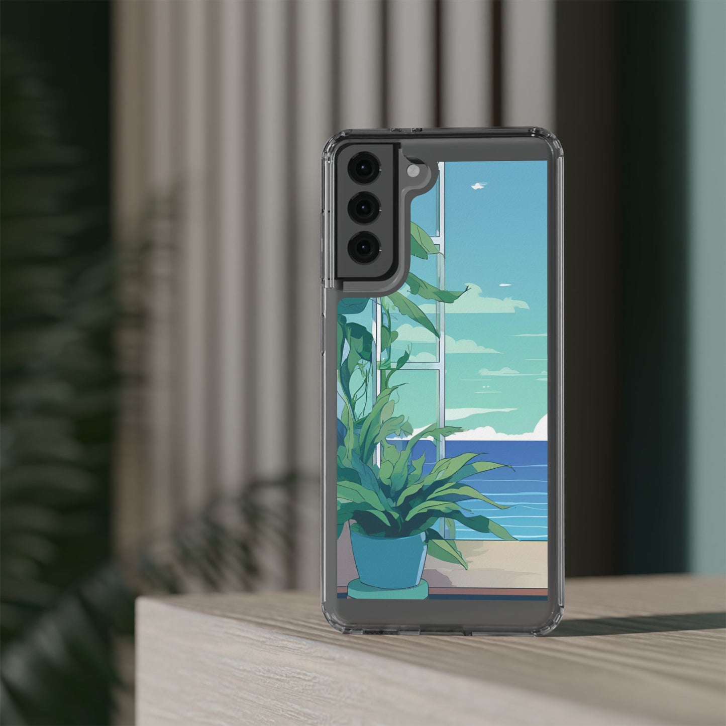 Tropical Ocean Clear Phone Case - Perfect Gift for Nature Lovers
