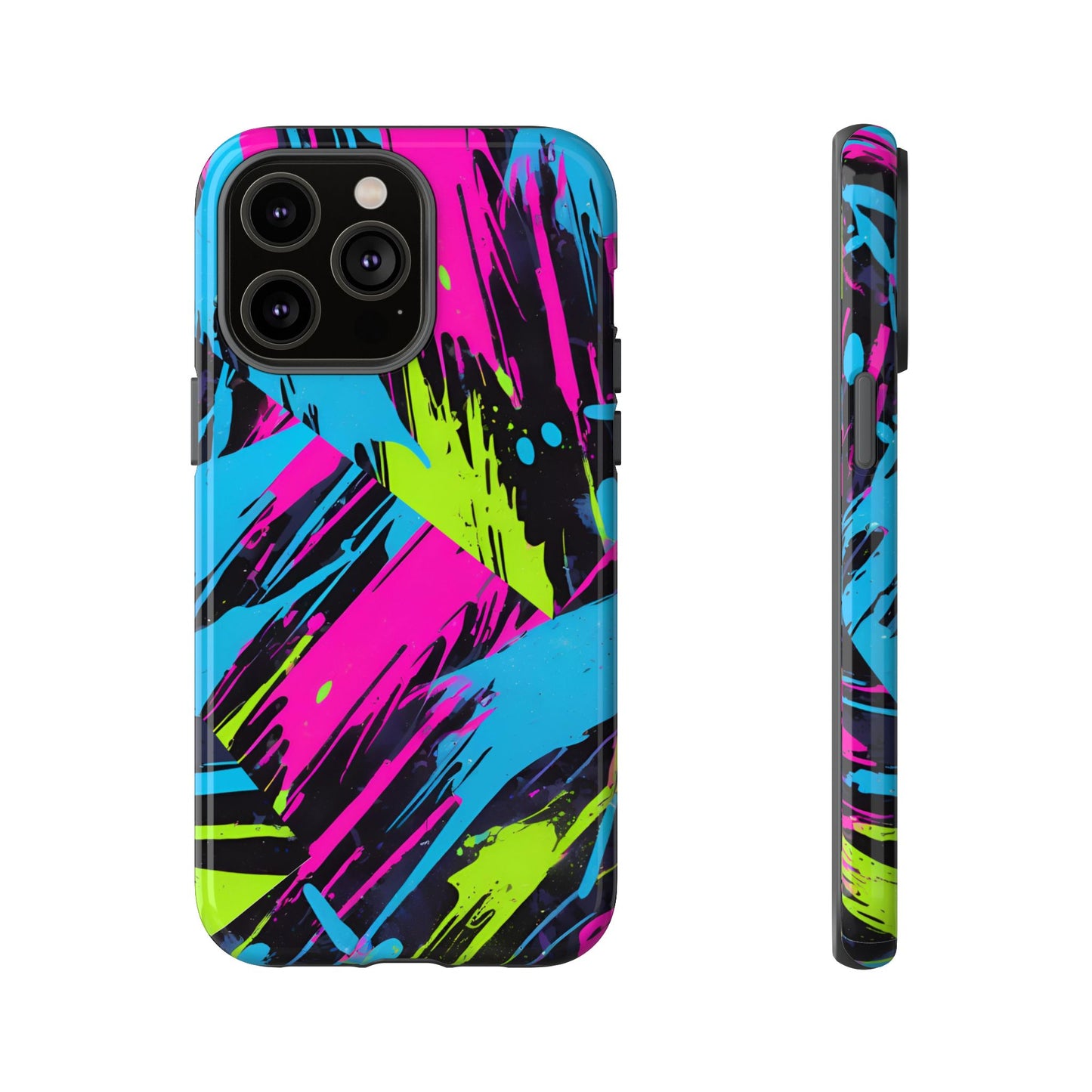 Vibrant Phone Case - Tough Cases with Bold Color Burst Design