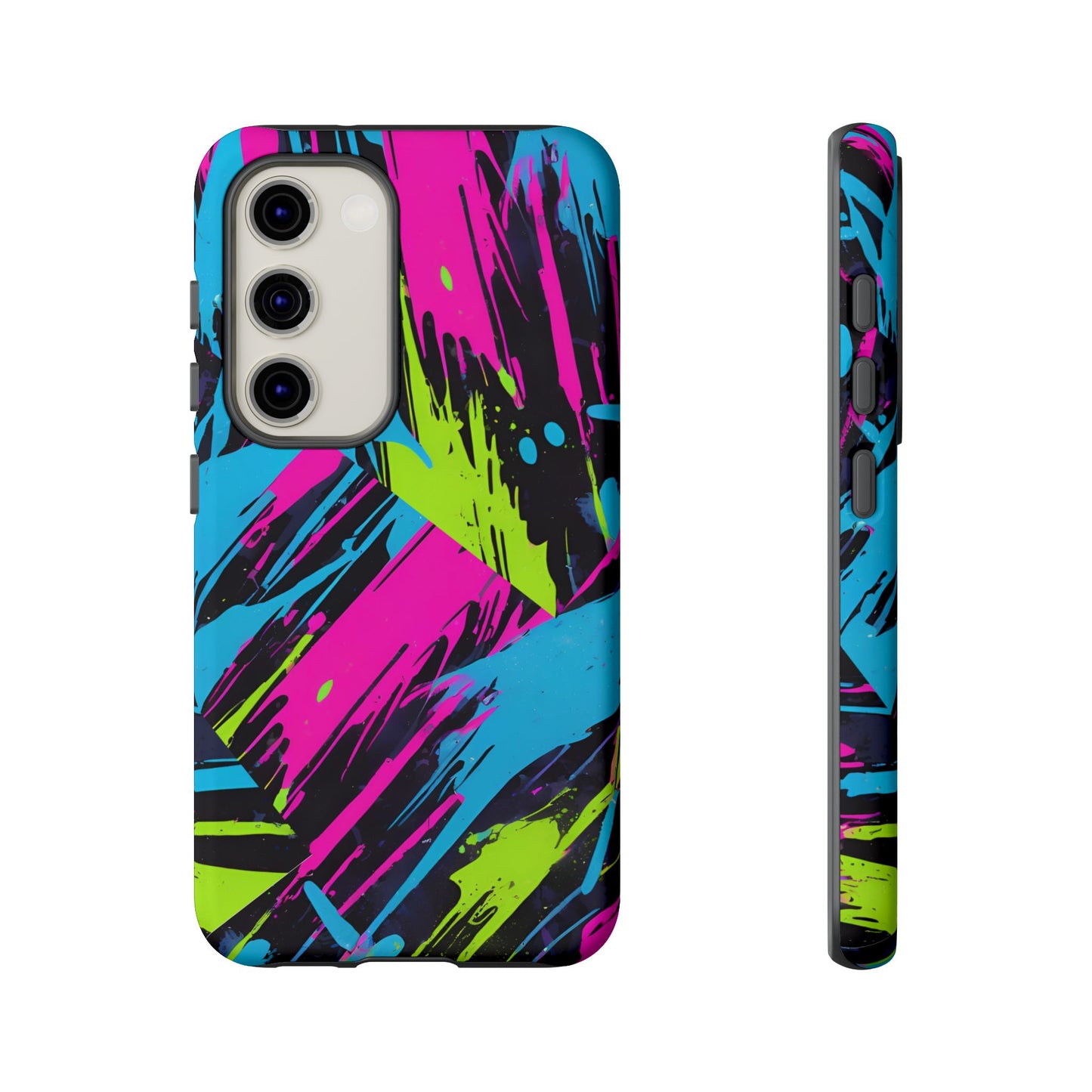 Vibrant Phone Case - Tough Cases with Bold Color Burst Design