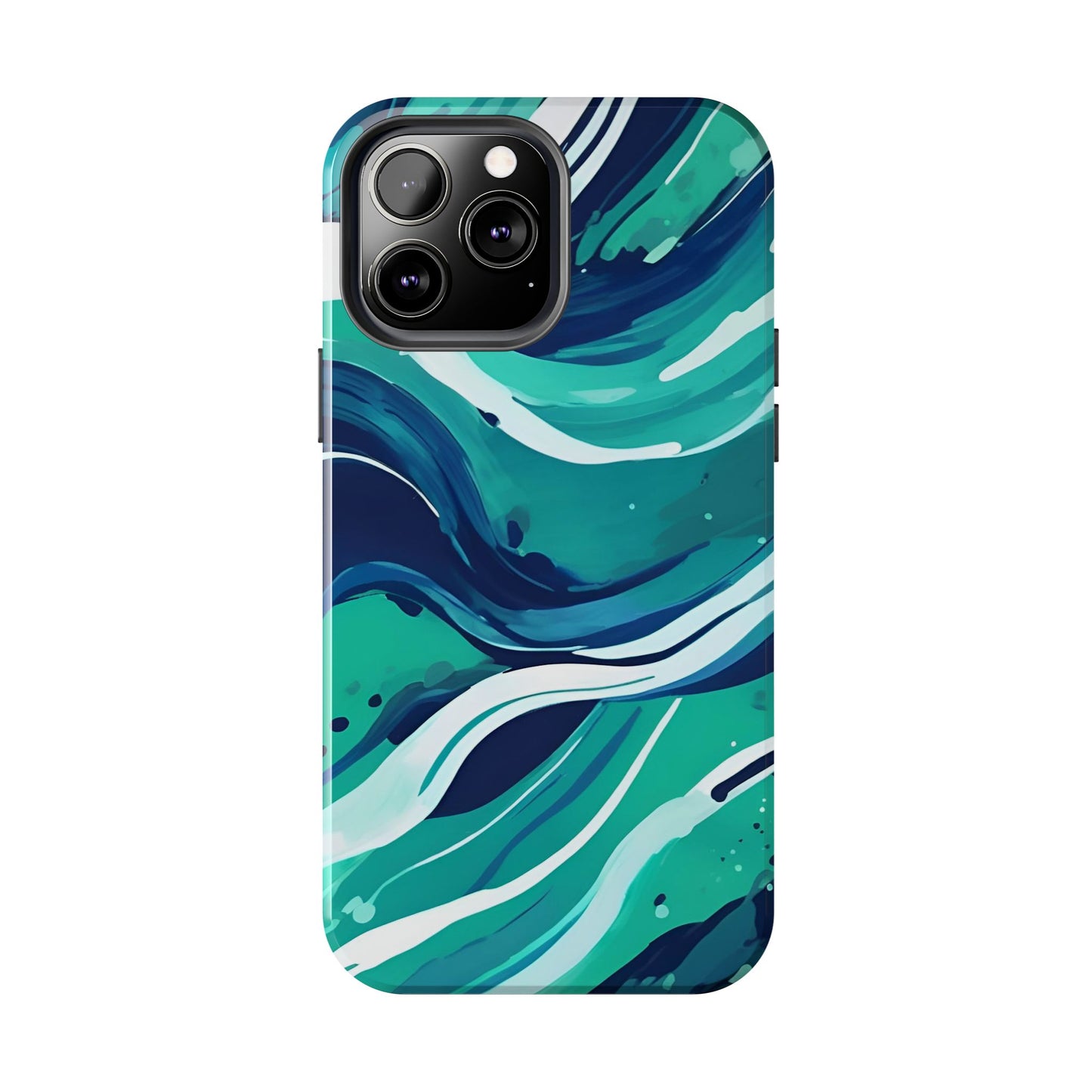 Ocean Wave Tough Phone Case - Durable Protection