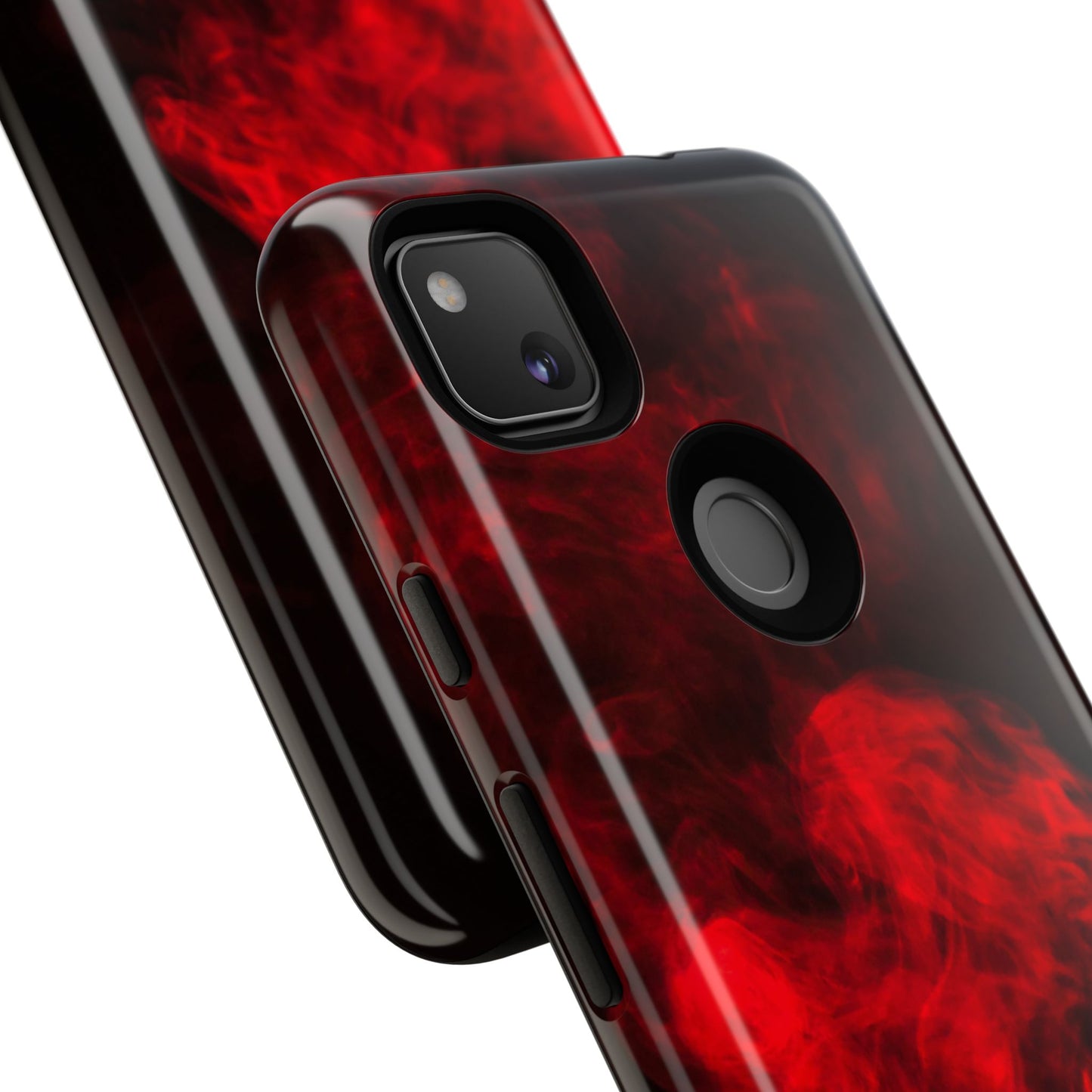 Bold Red Smoke Phone Case – Tough Cases for Protection and Style