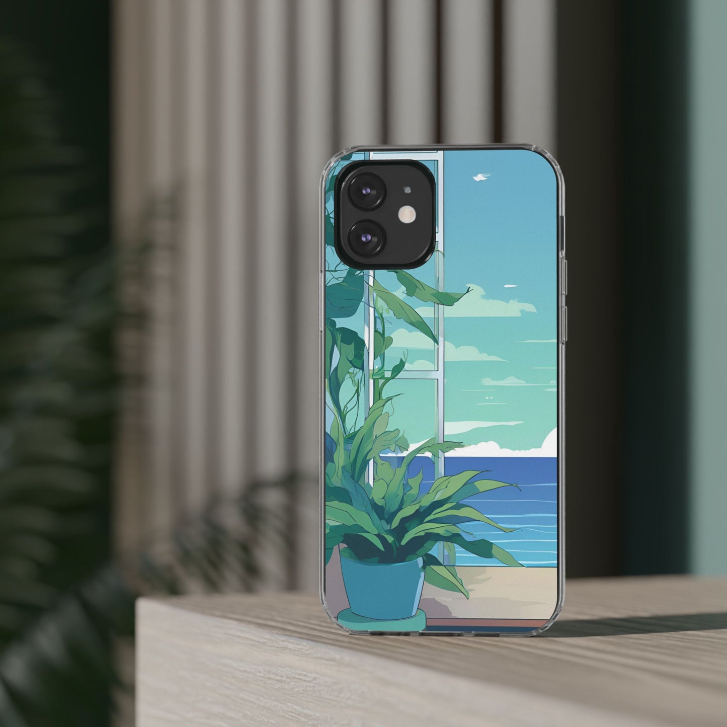 Tropical Ocean Clear Phone Case - Perfect Gift for Nature Lovers