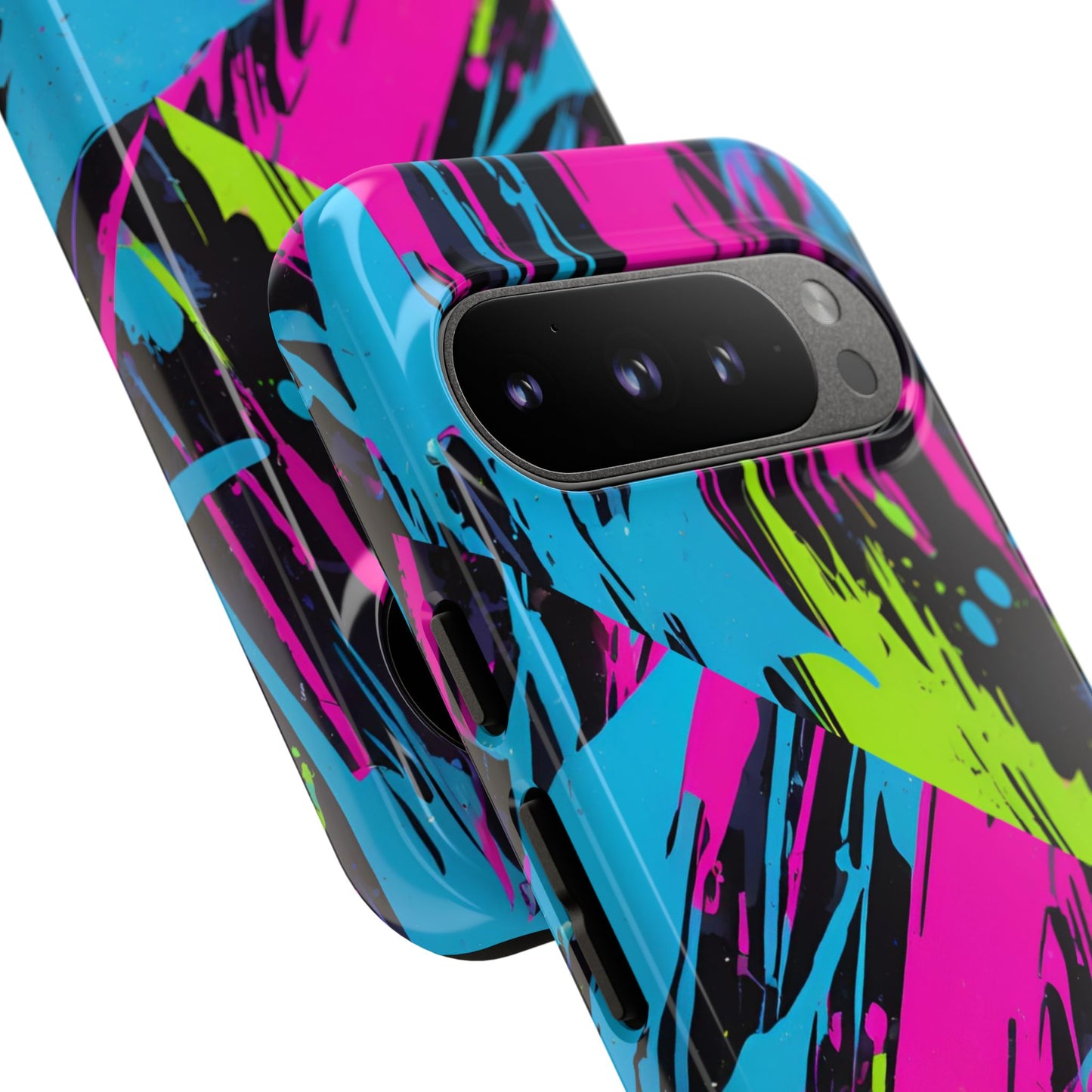 Vibrant Phone Case - Tough Cases with Bold Color Burst Design