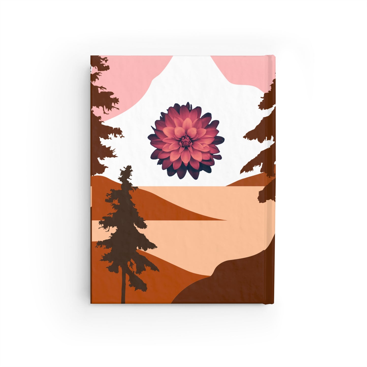 Nature-Inspired Blank Journal with Floral Design