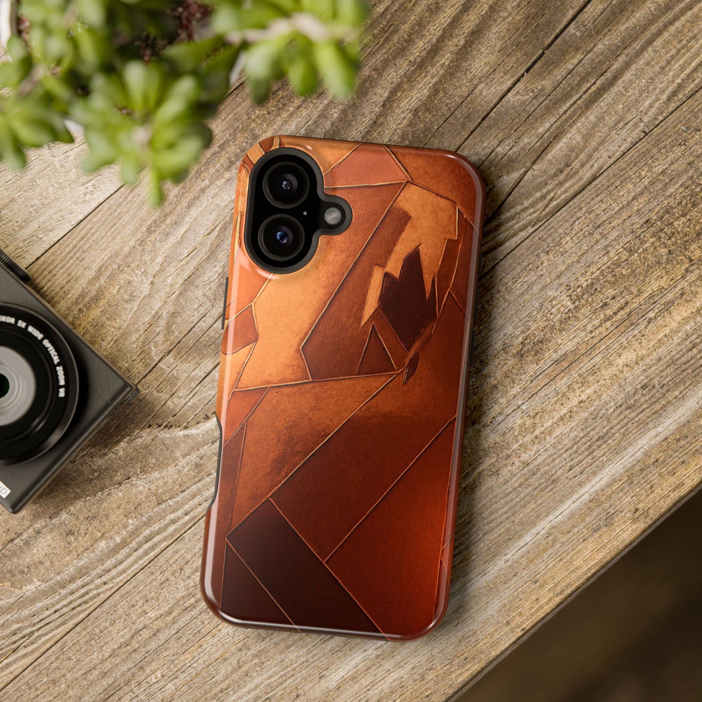 Geometric Magnetic Tough Cases - Stylish Protection for Your Phone