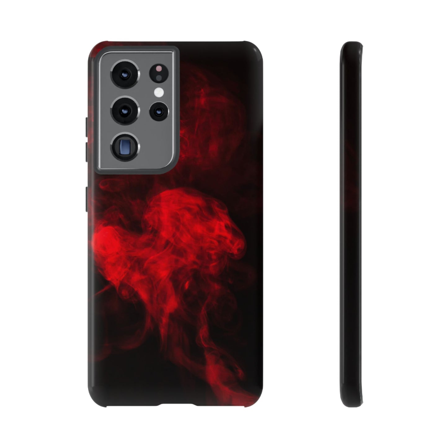 Bold Red Smoke Phone Case – Tough Cases for Protection and Style