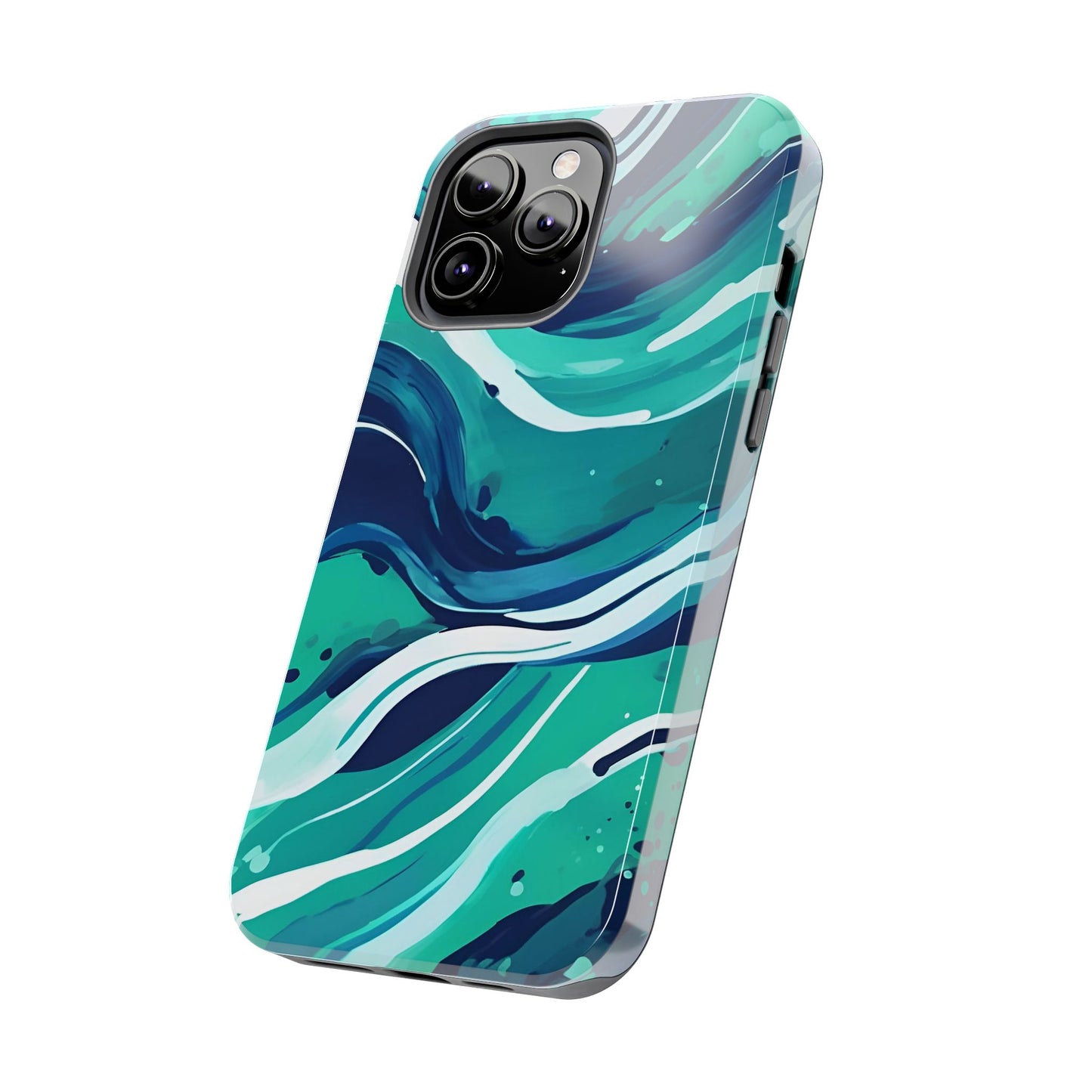 Ocean Wave Tough Phone Case - Durable Protection