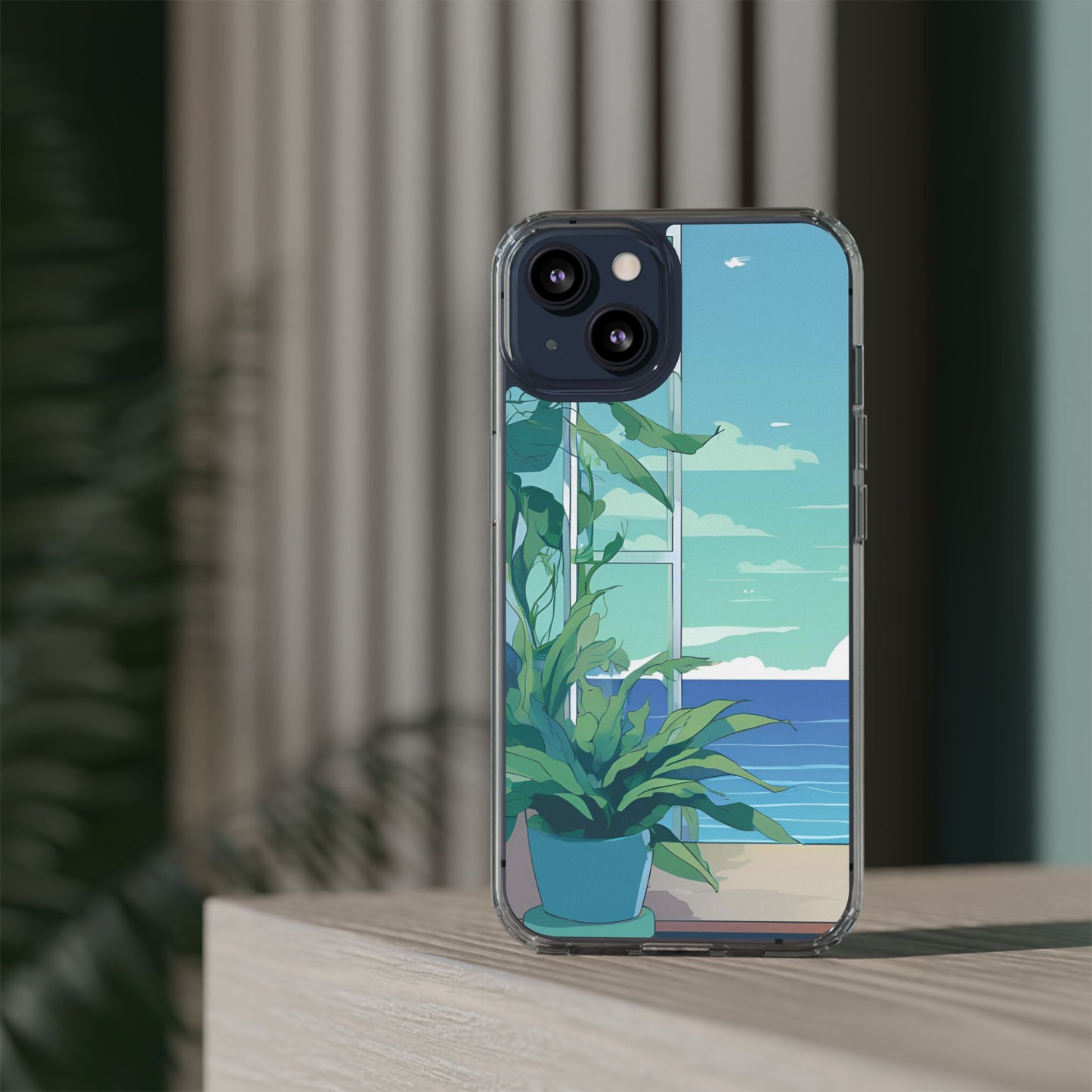 Tropical Ocean Clear Phone Case - Perfect Gift for Nature Lovers
