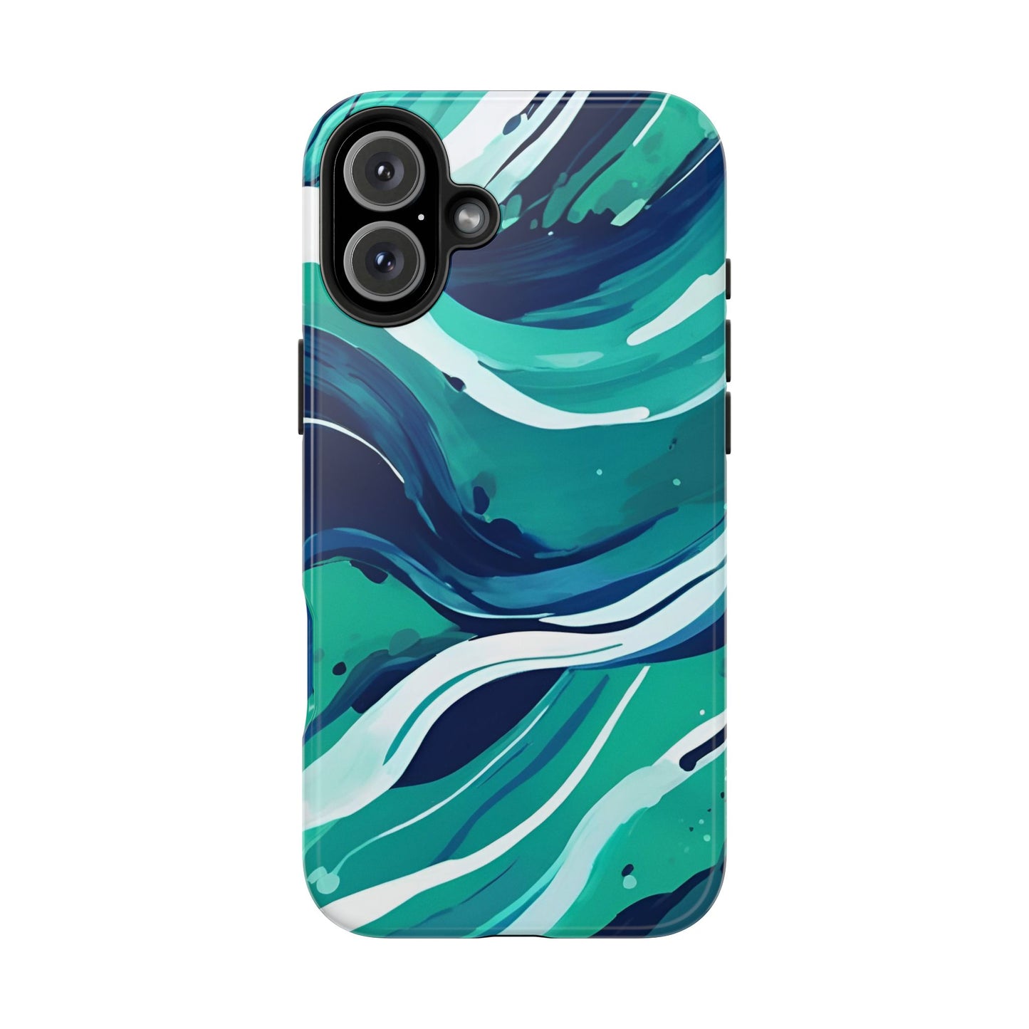 Ocean Wave Tough Phone Case - Durable Protection
