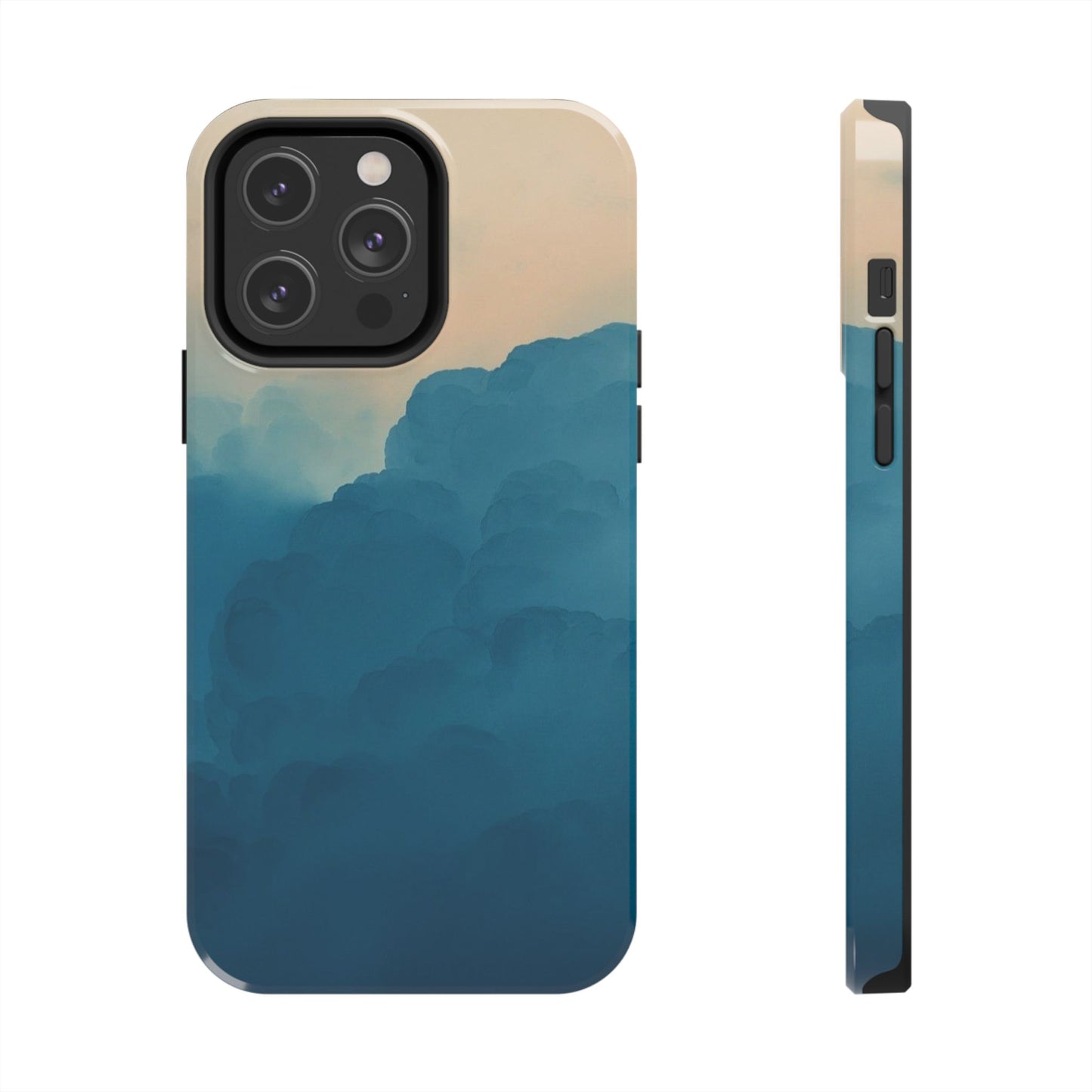 Serene Cloud Tough Phone Case - Durable Protection with Soothing Aesthetic