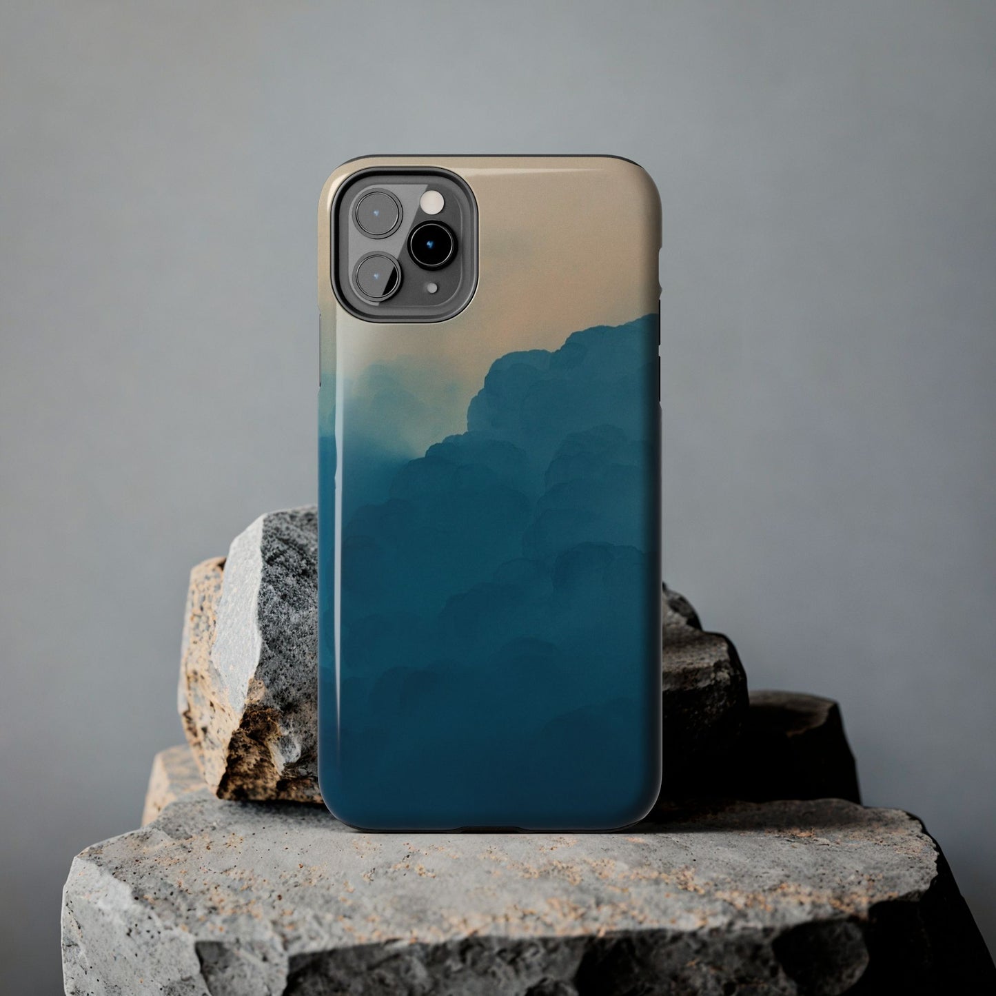 Serene Cloud Tough Phone Case - Durable Protection with Soothing Aesthetic