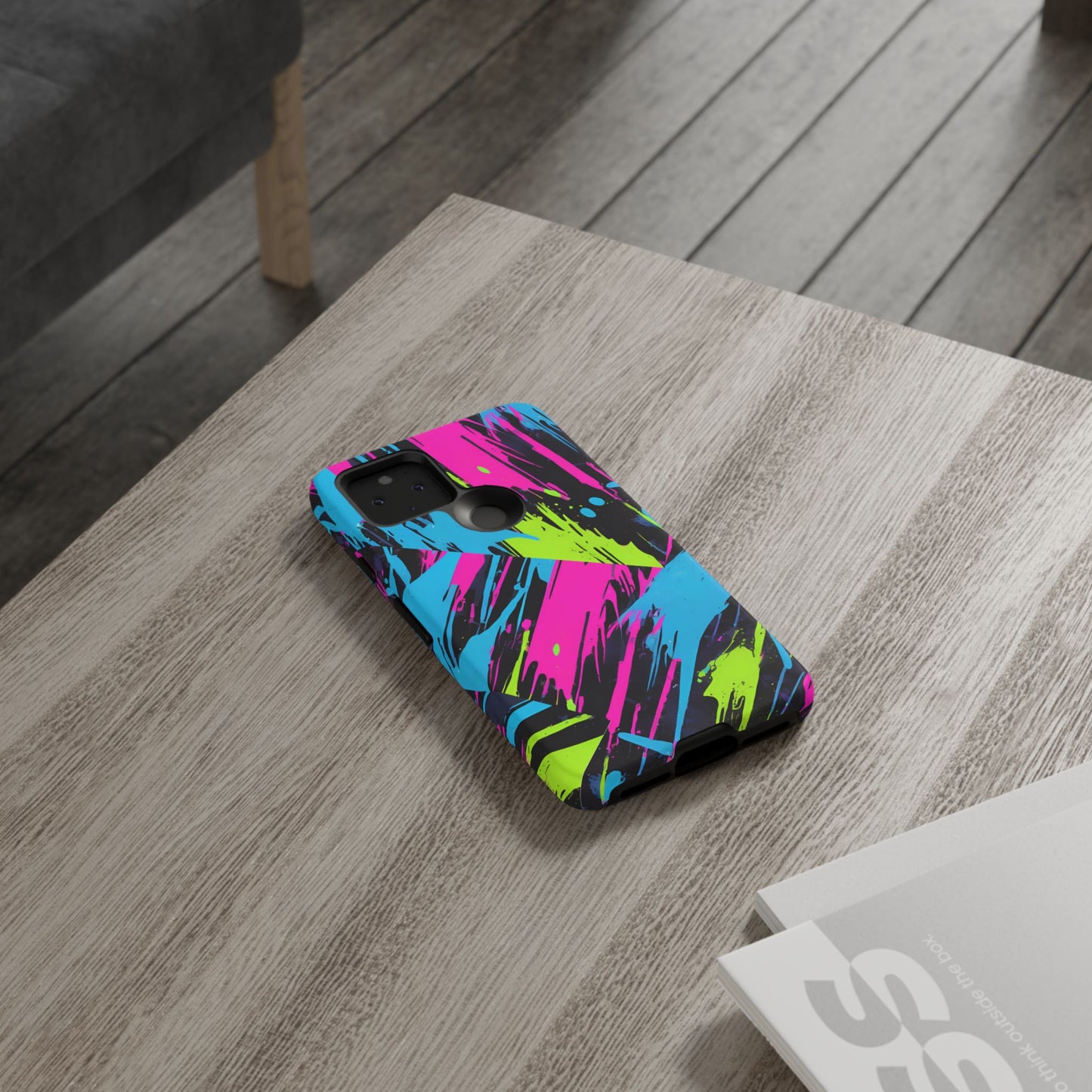 Vibrant Phone Case - Tough Cases with Bold Color Burst Design