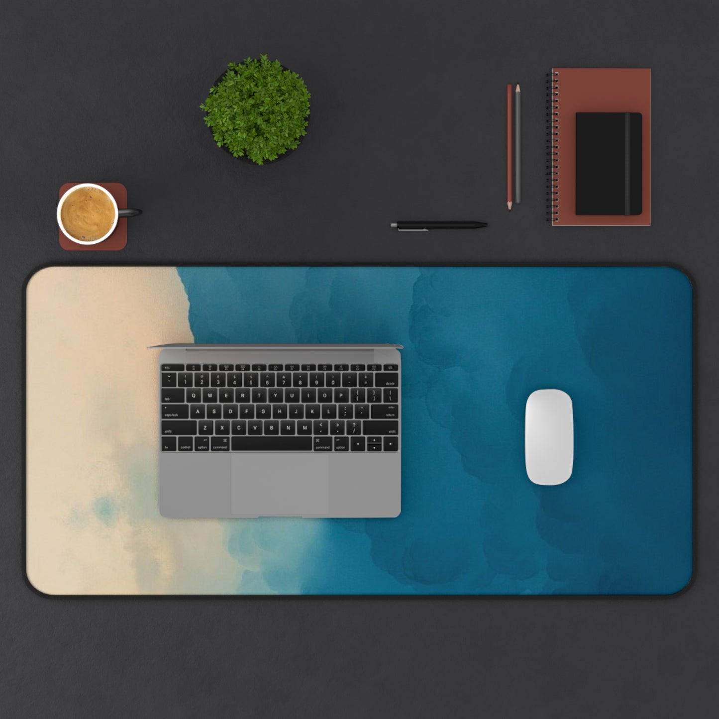 Aesthetic Cloud Desk Mat - Stylish Office Pad for Creative Workspace