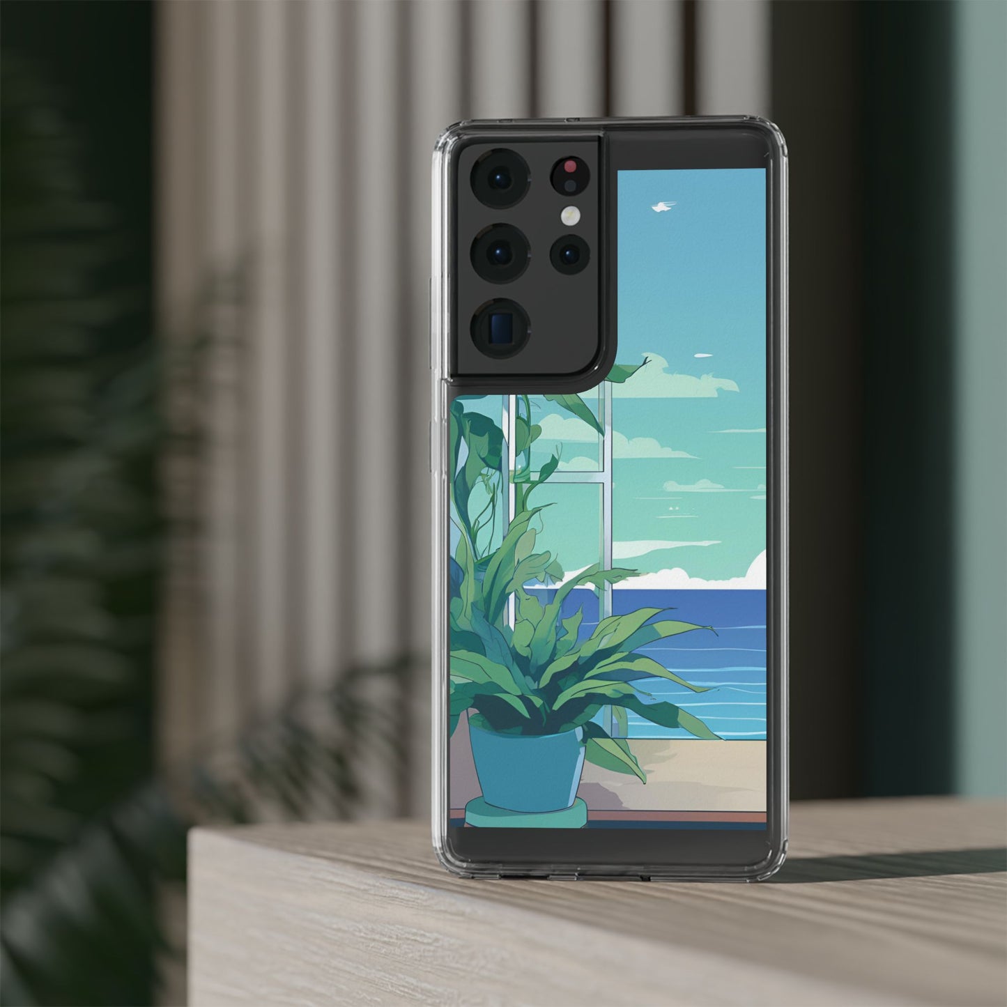 Tropical Ocean Clear Phone Case - Perfect Gift for Nature Lovers
