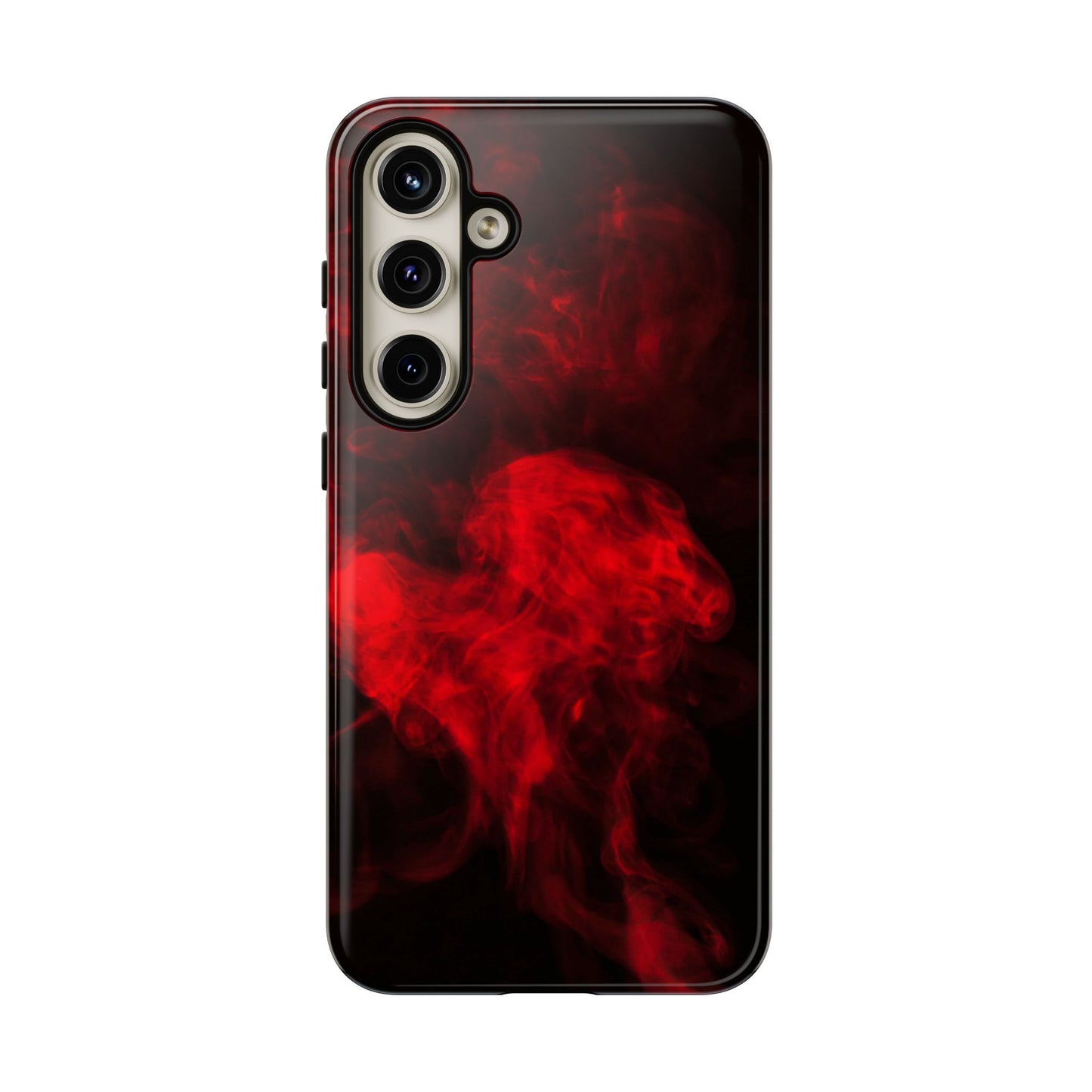 Bold Red Smoke Phone Case – Tough Cases for Protection and Style