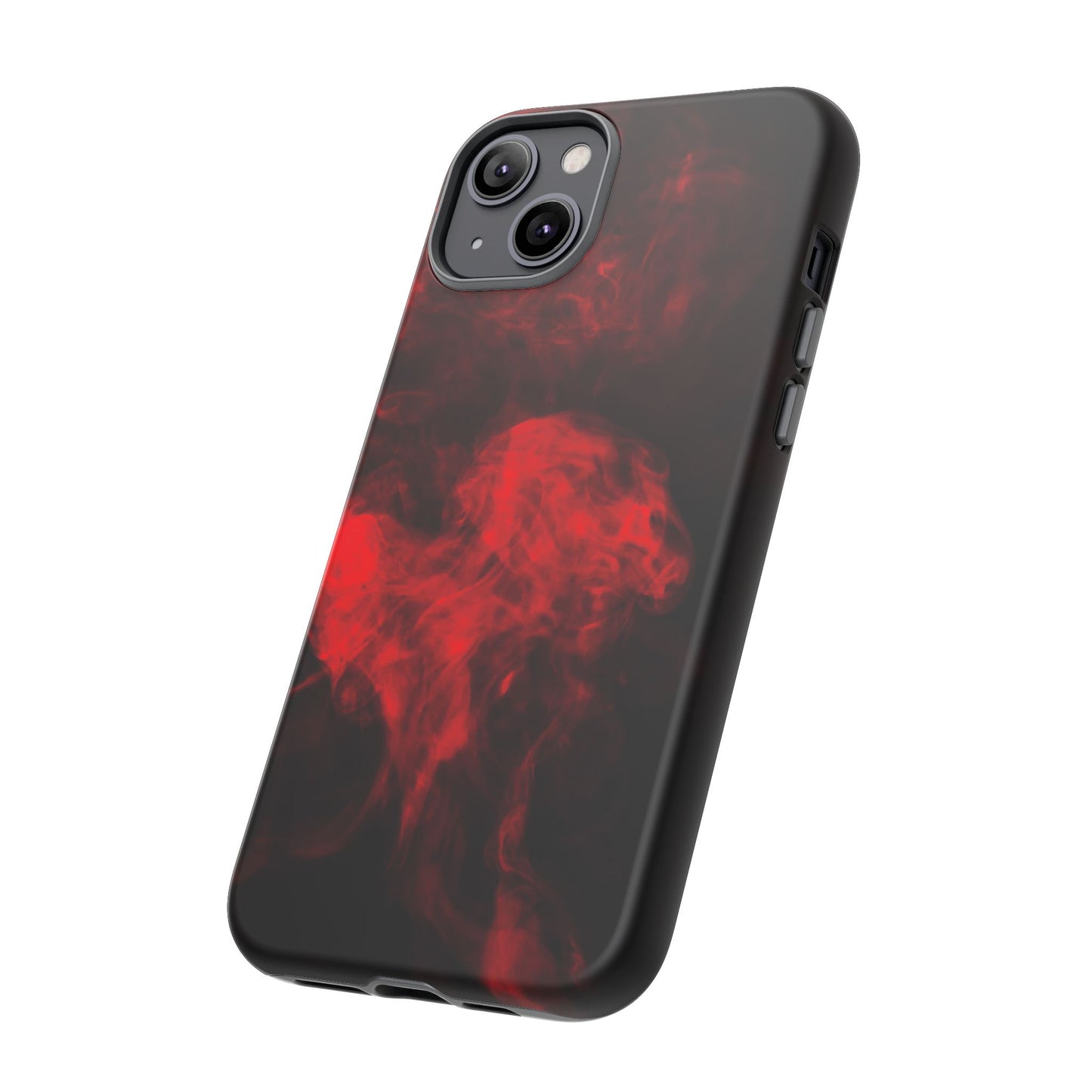 Bold Red Smoke Phone Case – Tough Cases for Protection and Style