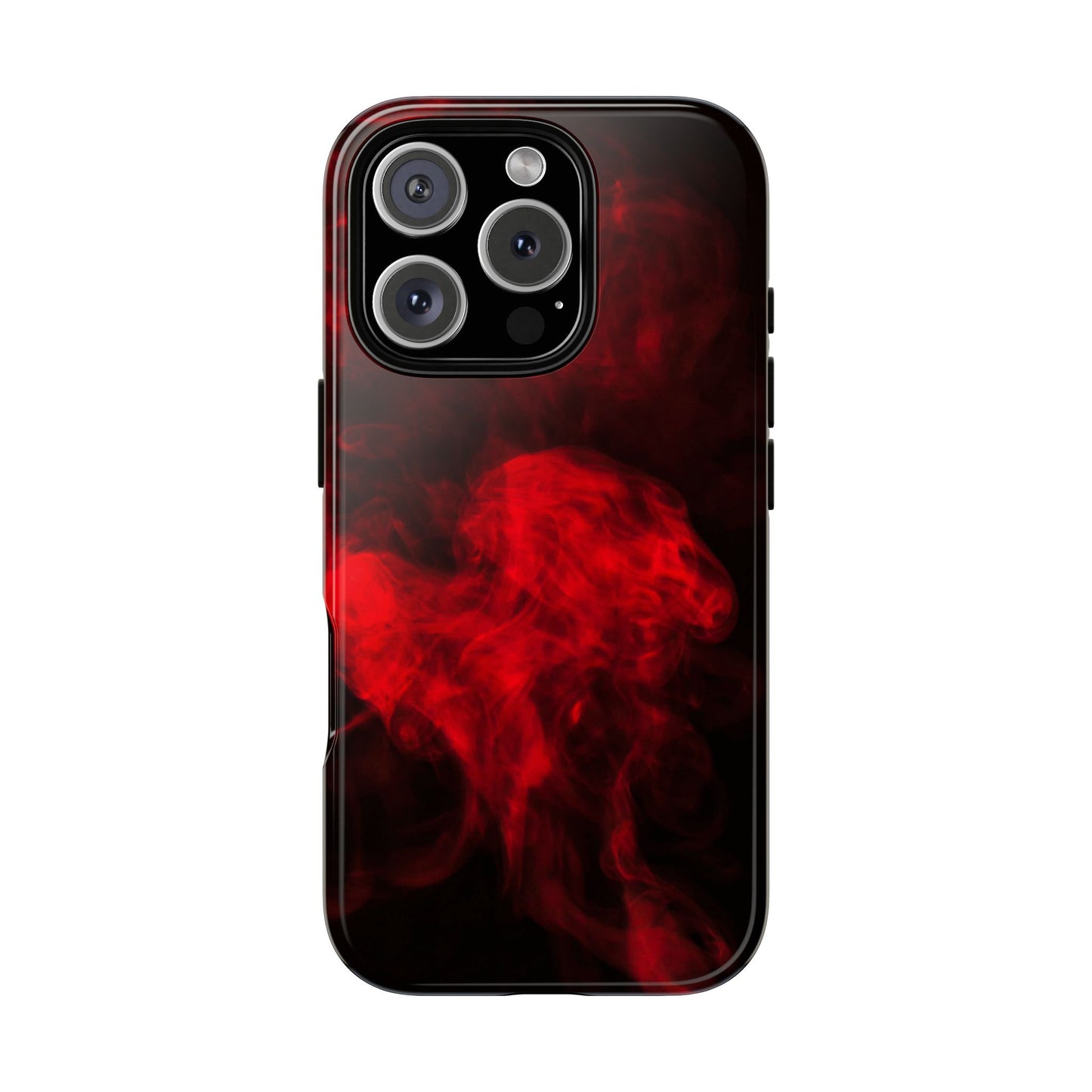 Bold Red Smoke Phone Case – Tough Cases for Protection and Style
