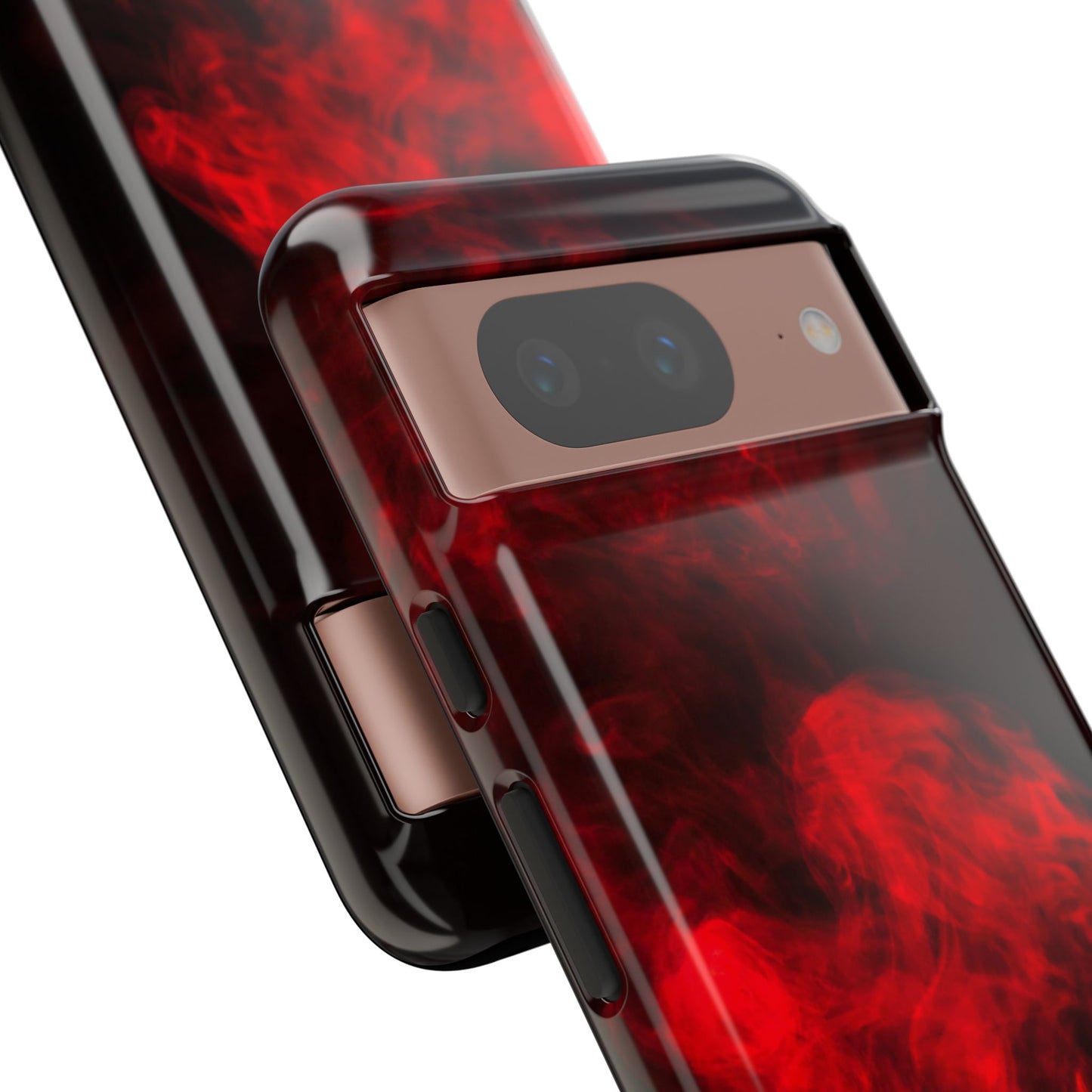 Bold Red Smoke Phone Case – Tough Cases for Protection and Style